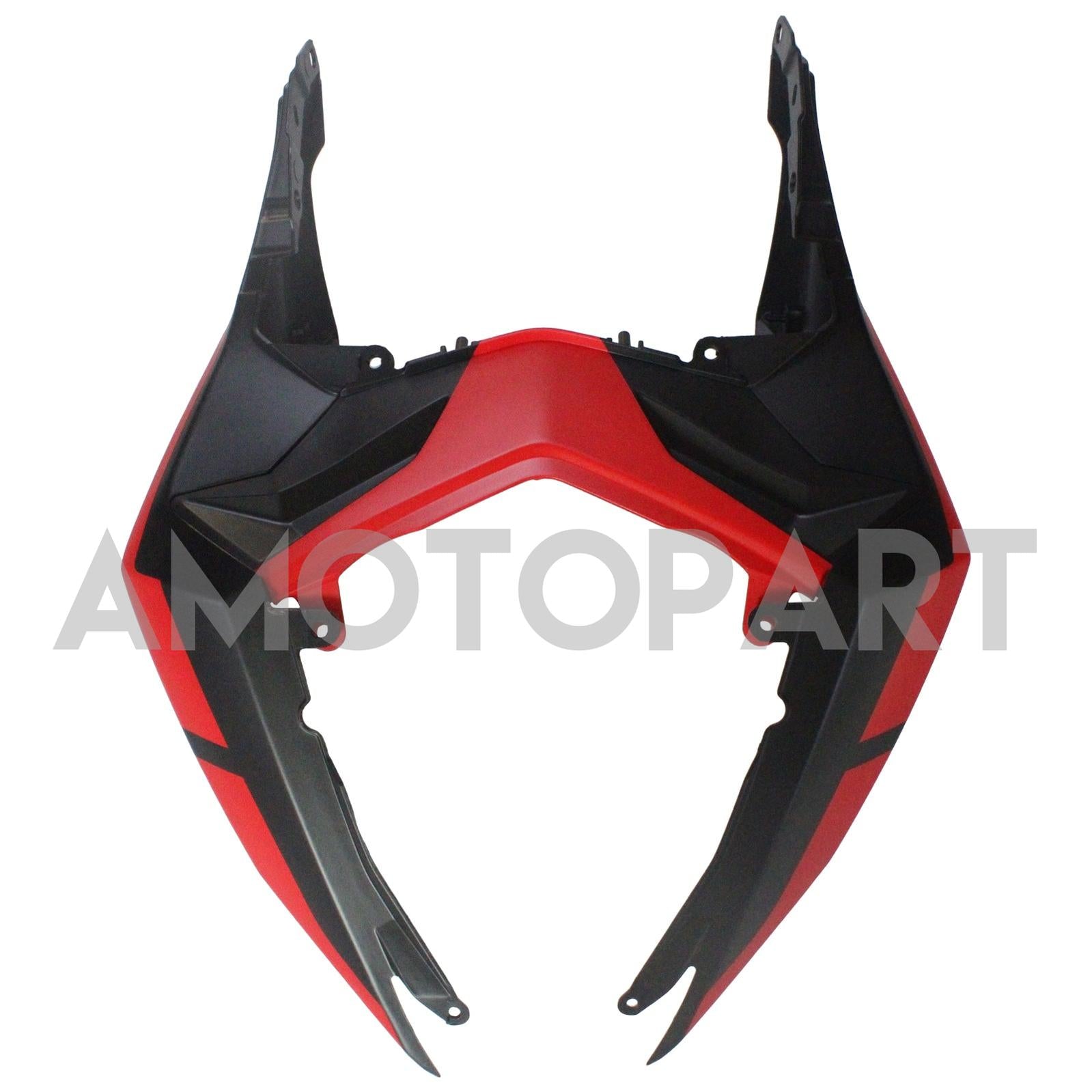 Amotopart kawasaki ex300/ninja 300 2013-2023 kit de carenagem de estilos vermelhos e pretos