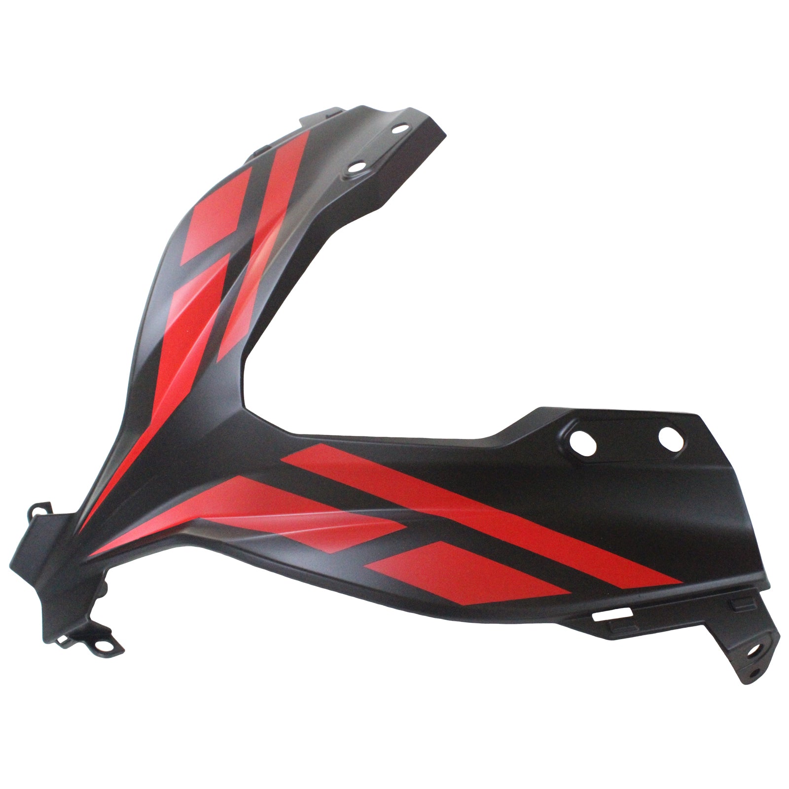 Amotopart Kawasaki EX300/Ninja 300 2013-2023 Kit de carénage style rouge et noir