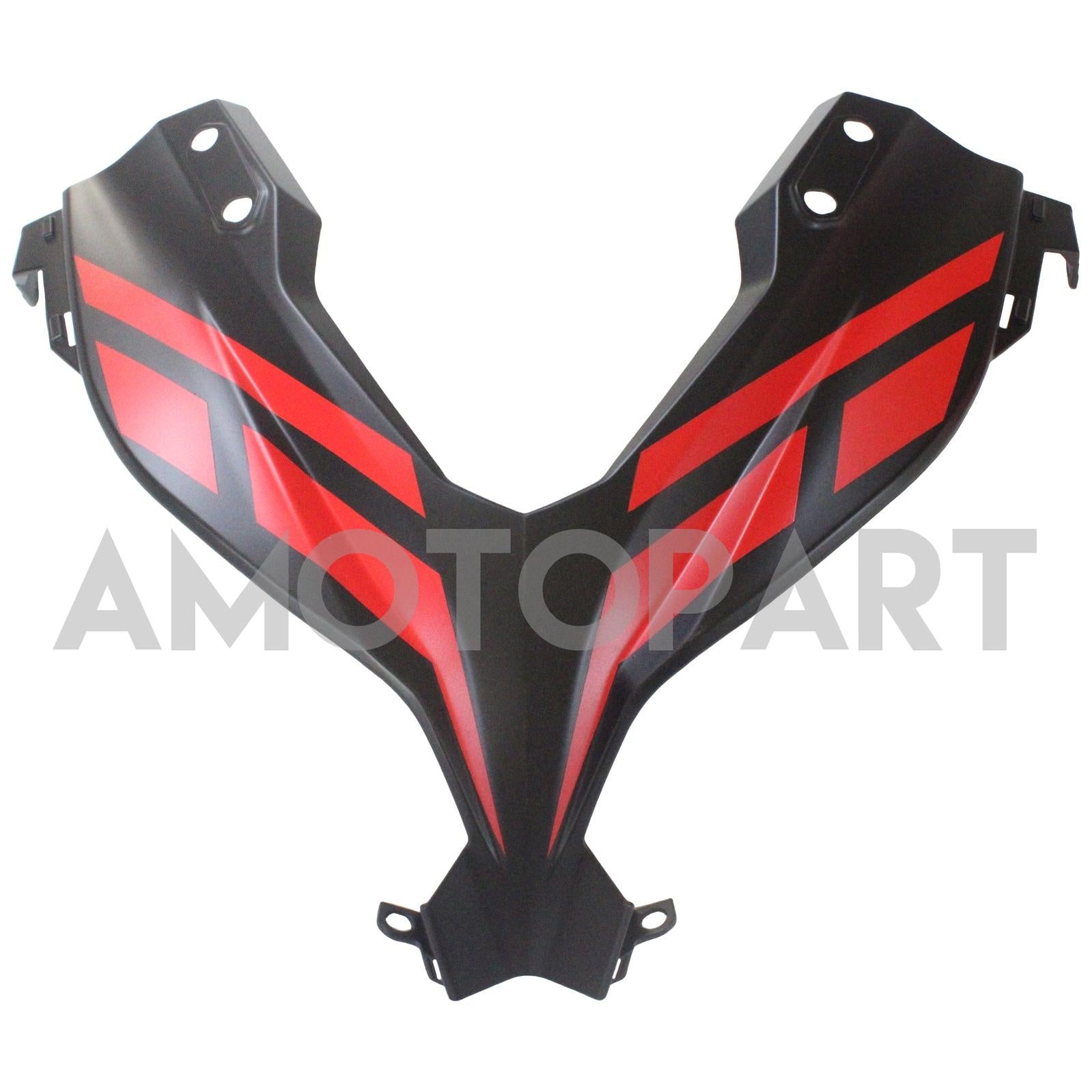 Amotopart kawasaki ex300/ninja 300 2013-2023 kit de carenagem de estilos vermelhos e pretos