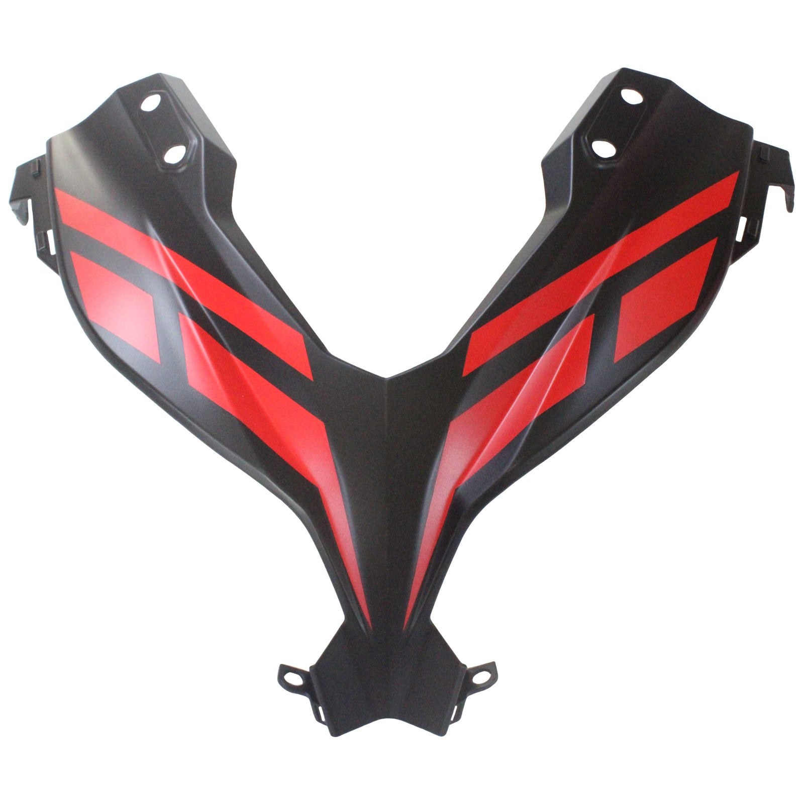 Amotopart Kawasaki EX300/Ninja 300 2013-2023 Kit de carénage style rouge et noir