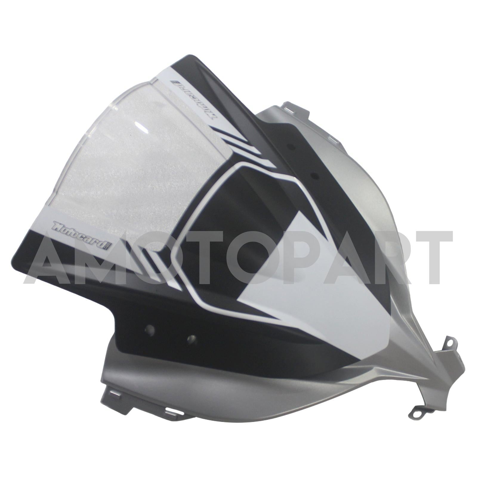 Amotopart Kawasaki EX300/Ninja300 2013-2023 Grey&Black Fairing Kit