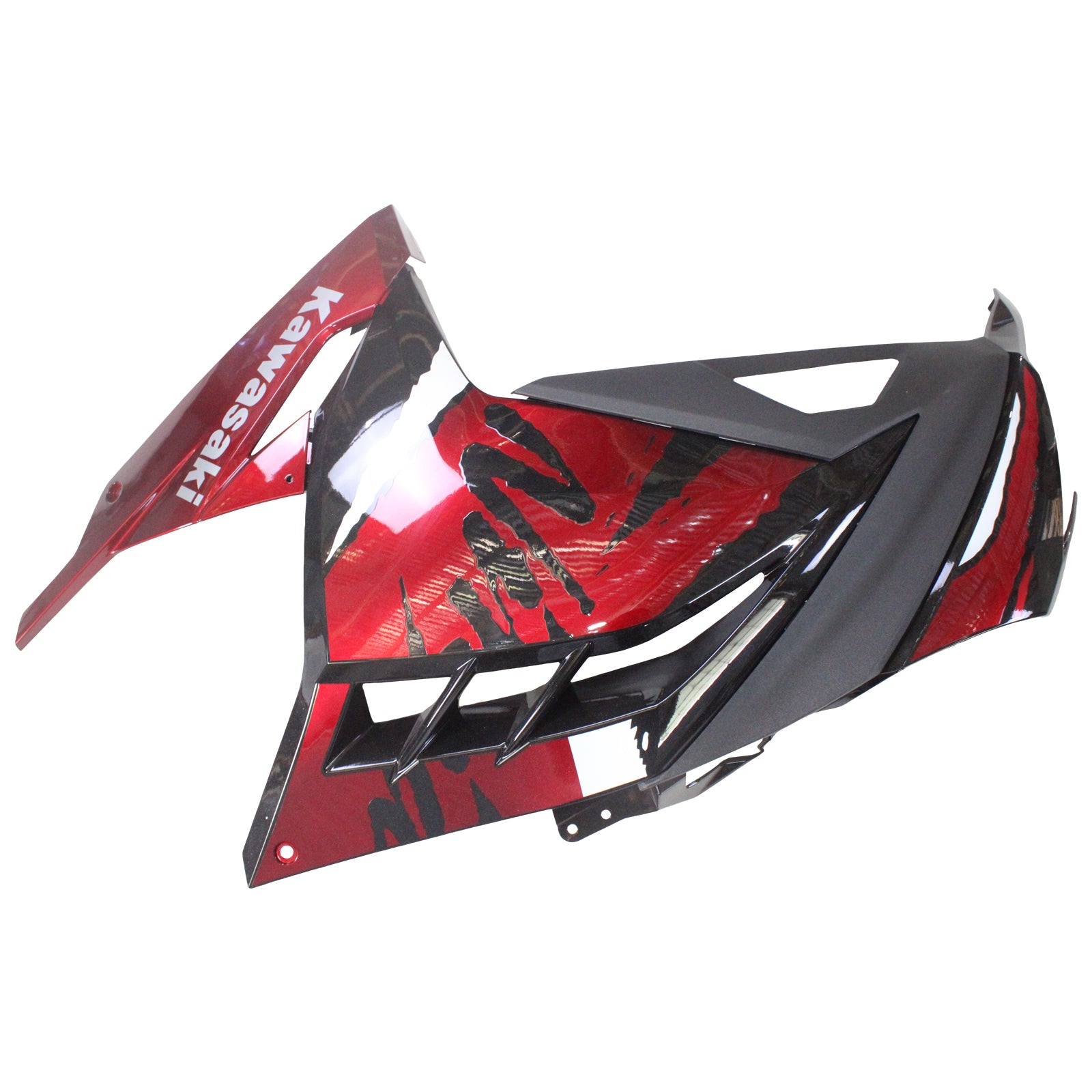 Amotopart Kawasaki EX300/Ninja300 2013-2023 Red&Black Style2 Fairing Kit