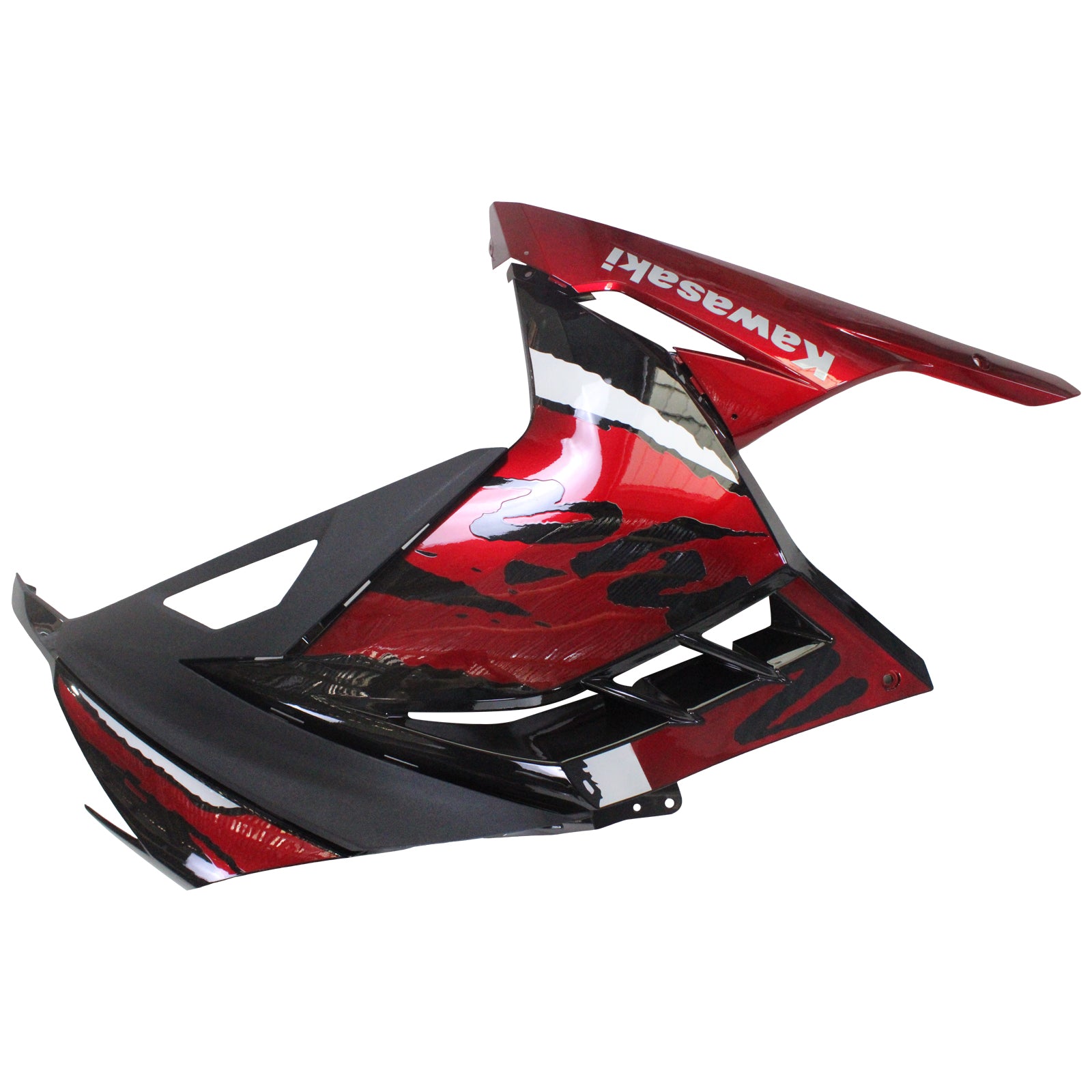 Amotopart Kawasaki EX300/Ninja300 2013-2023 Red&Black Style2 Fairing Kit