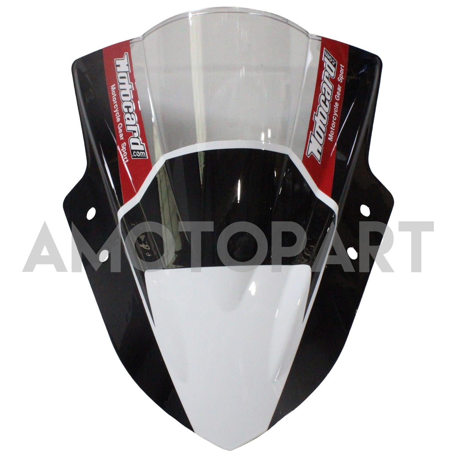 Amotopart Kawasaki EX300/Ninja 300 2013-2023 レッド ブラック スタイル 2 フェアリングキット