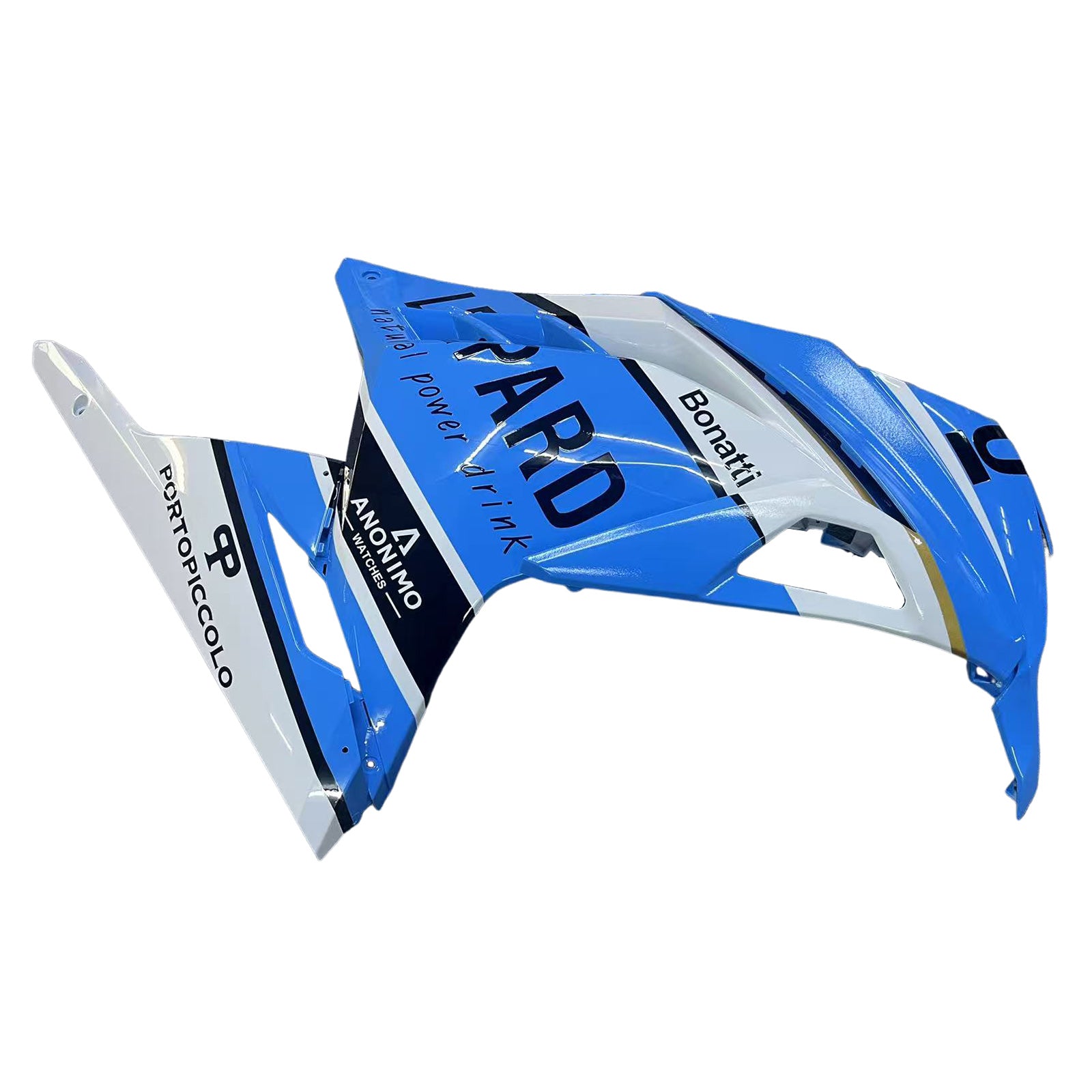 Amotopart Kawasaki EX300/Ninja300 2013-2023 Blue&White Fairing Kit