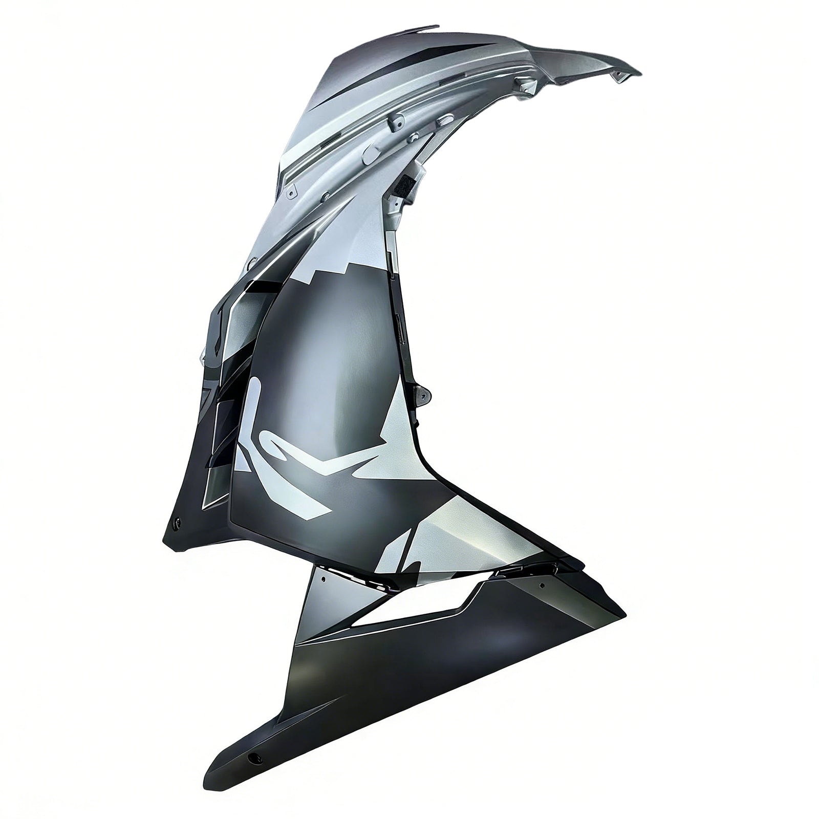 Amotopart 2013–2024 Kawasaki EX300/Ninja300 Schwarz mit grünem Monster-Logo Style2 Verkleidungsset