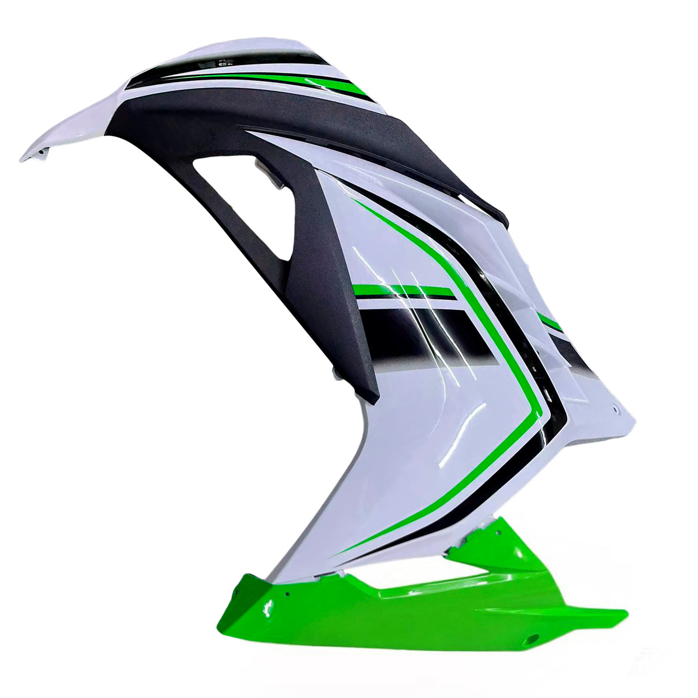 Amotopart 2013-2024 Kawasaki EX300/Ninja300 Black&Green Style6 Fairing Kit