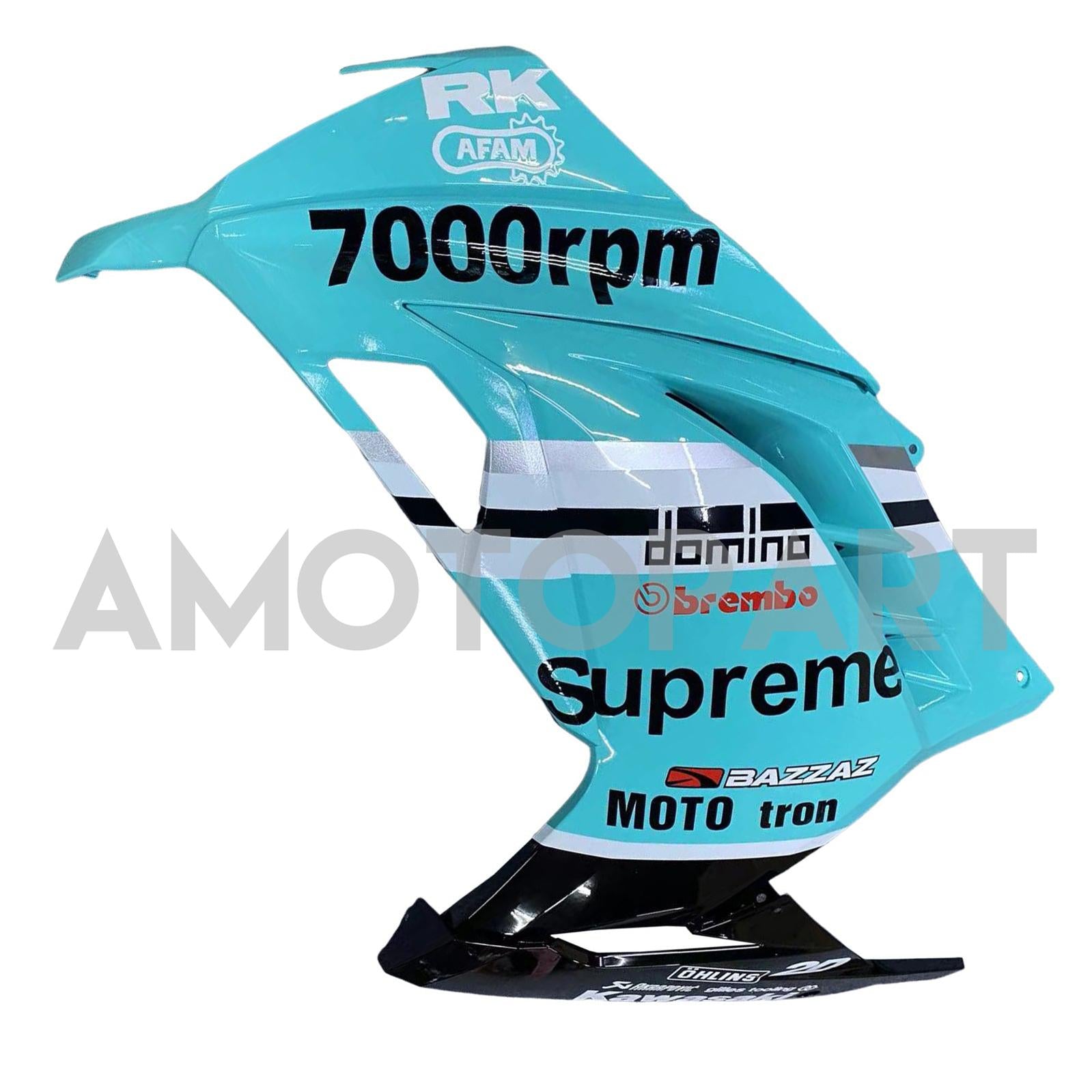 Amotopart 2013-2024 Kawasaki EX300/Ninja 300 Blue s sadou Logo Realing