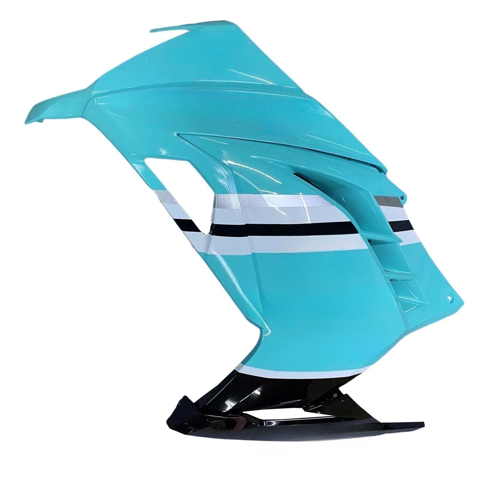 Amotopart 2013-2024 Kawasaki EX300/Ninja 300 azul con kit de carenado con logotipo