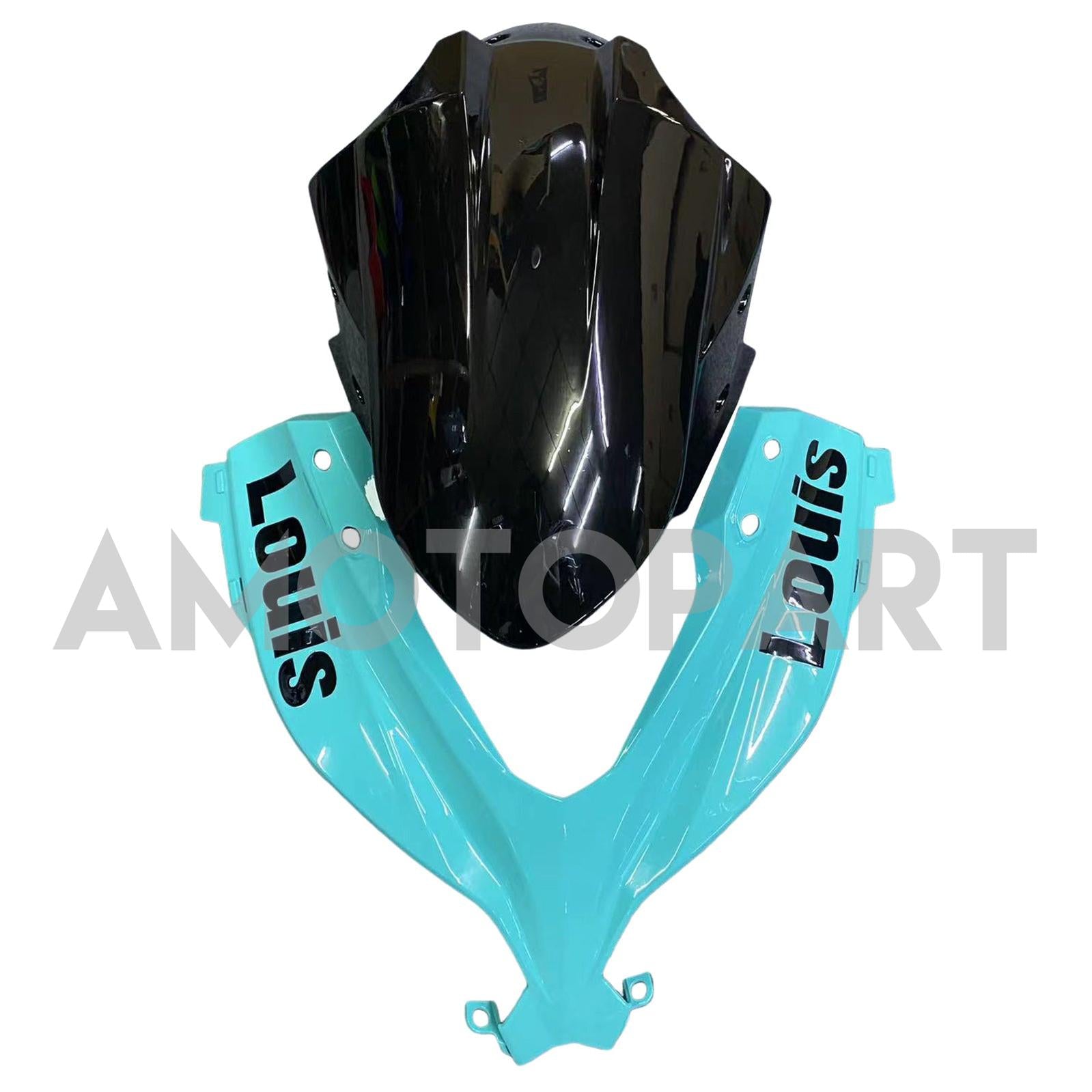 Amotopart 2013-2024 Kawasaki EX300/Ninja 300 Blue s sadou Logo Realing