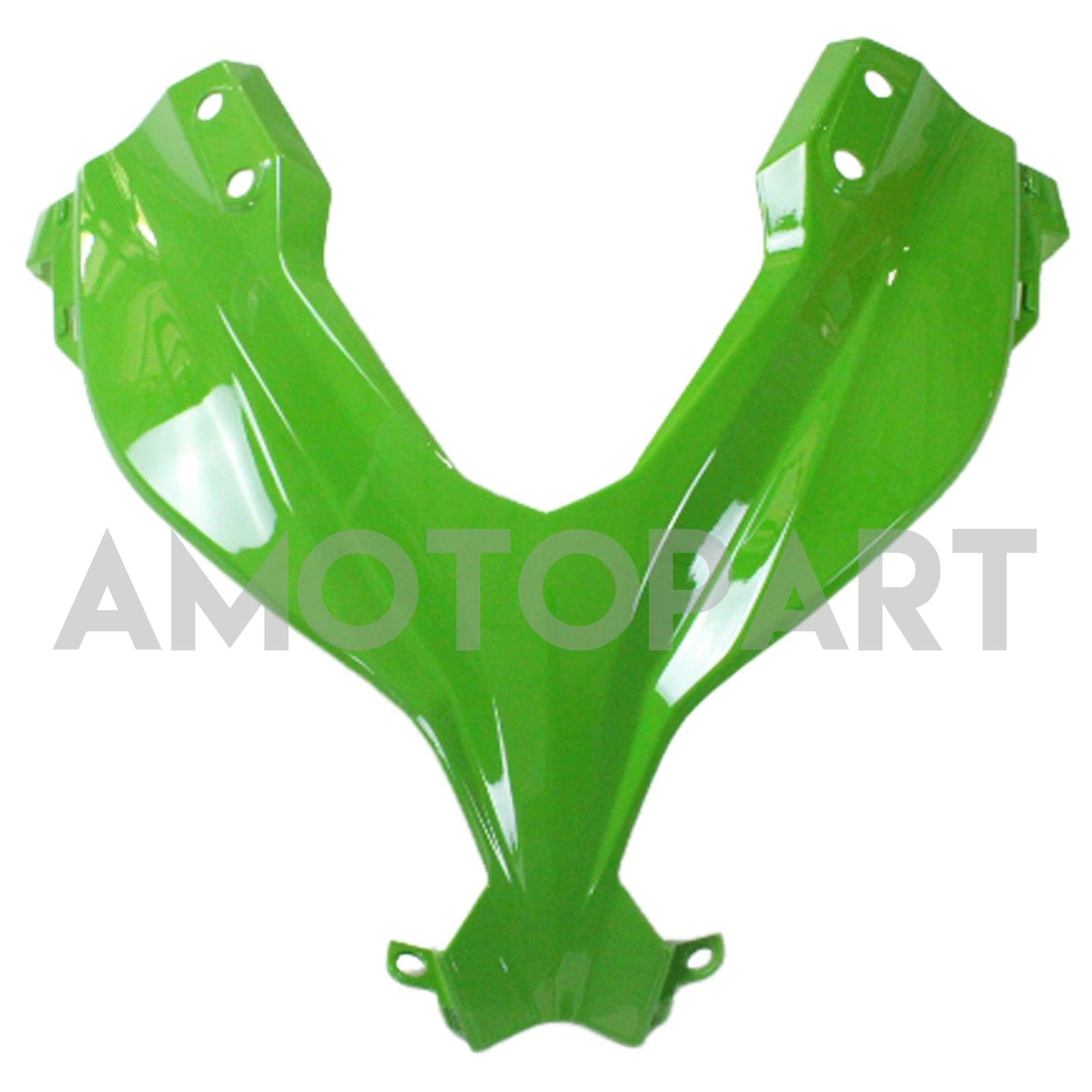 Amotopart 2013-2024 Kawasaki EX300/Ninja300 Black&Green Style4 Fairing Kit