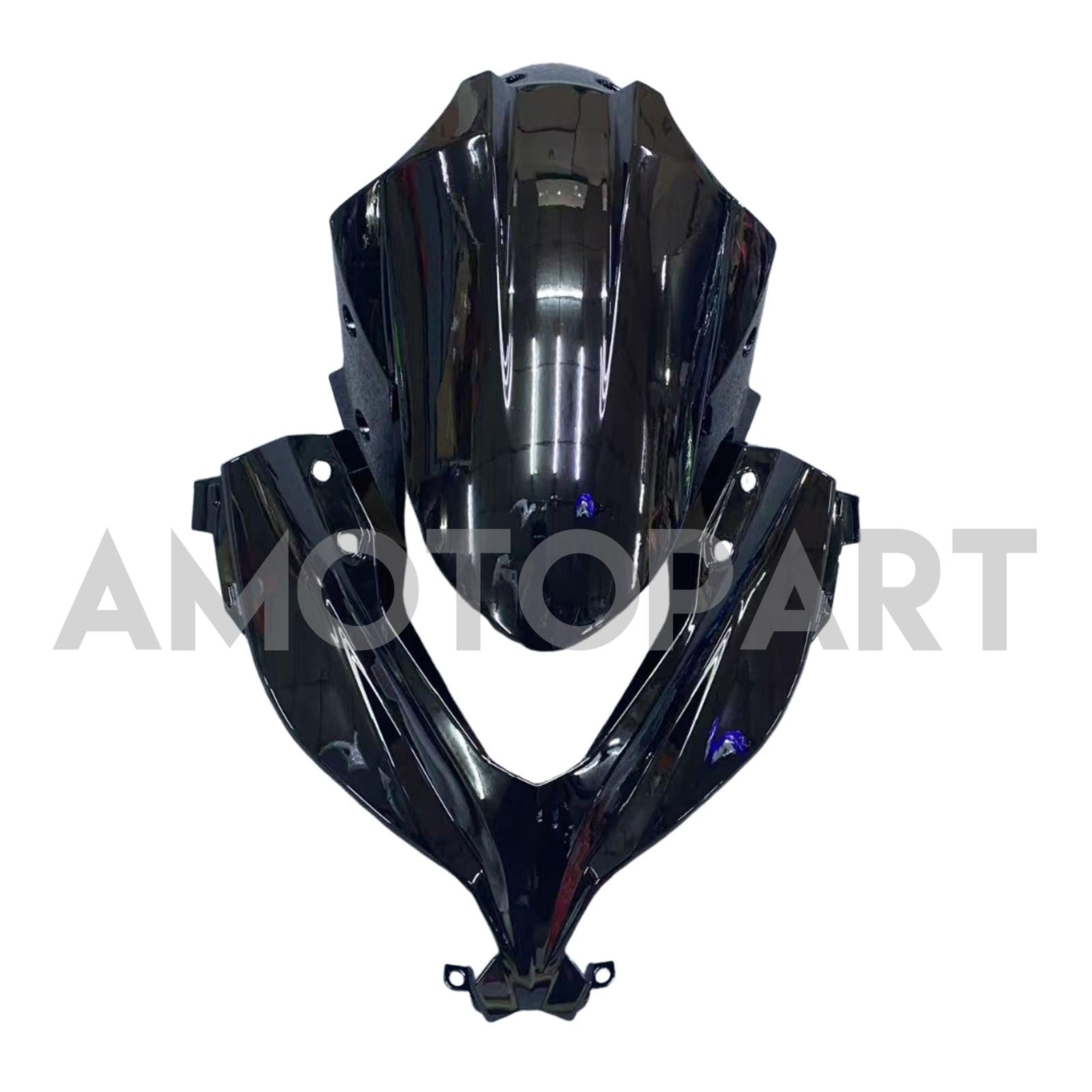 Amotopart 2013-2024 Kawasaki EX300/Ninja300 Black&Green Style3 Fairing Kit