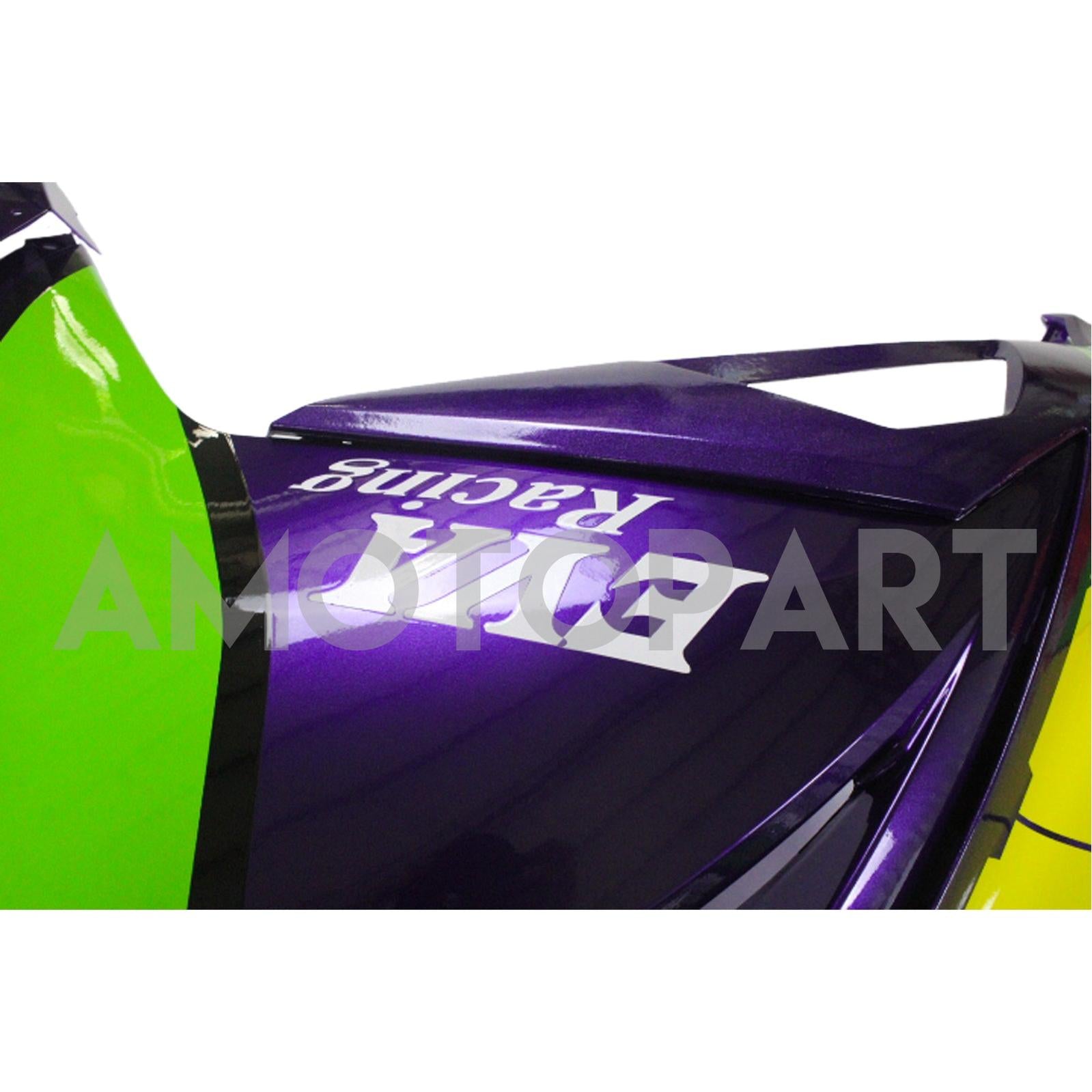 Amotopart 2013-2024 Kawasaki EX300/Ninja300 パープル&グリーン フェアリングキット