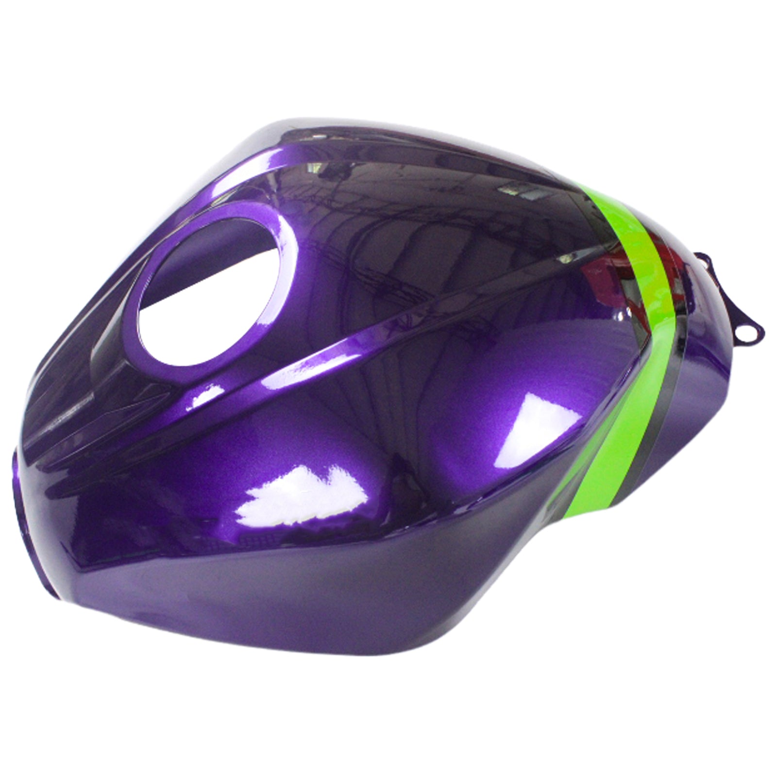 Amotopart 2013-2024 Kawasaki EX300/Ninja300 Lila&Grünes Verkleidungsset