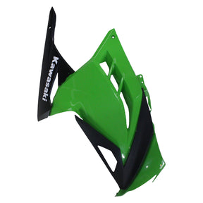 Amotopart 2013-2024 Kit carena Kawasaki EX300/Ninja300 Nero&amp;Verde Style4