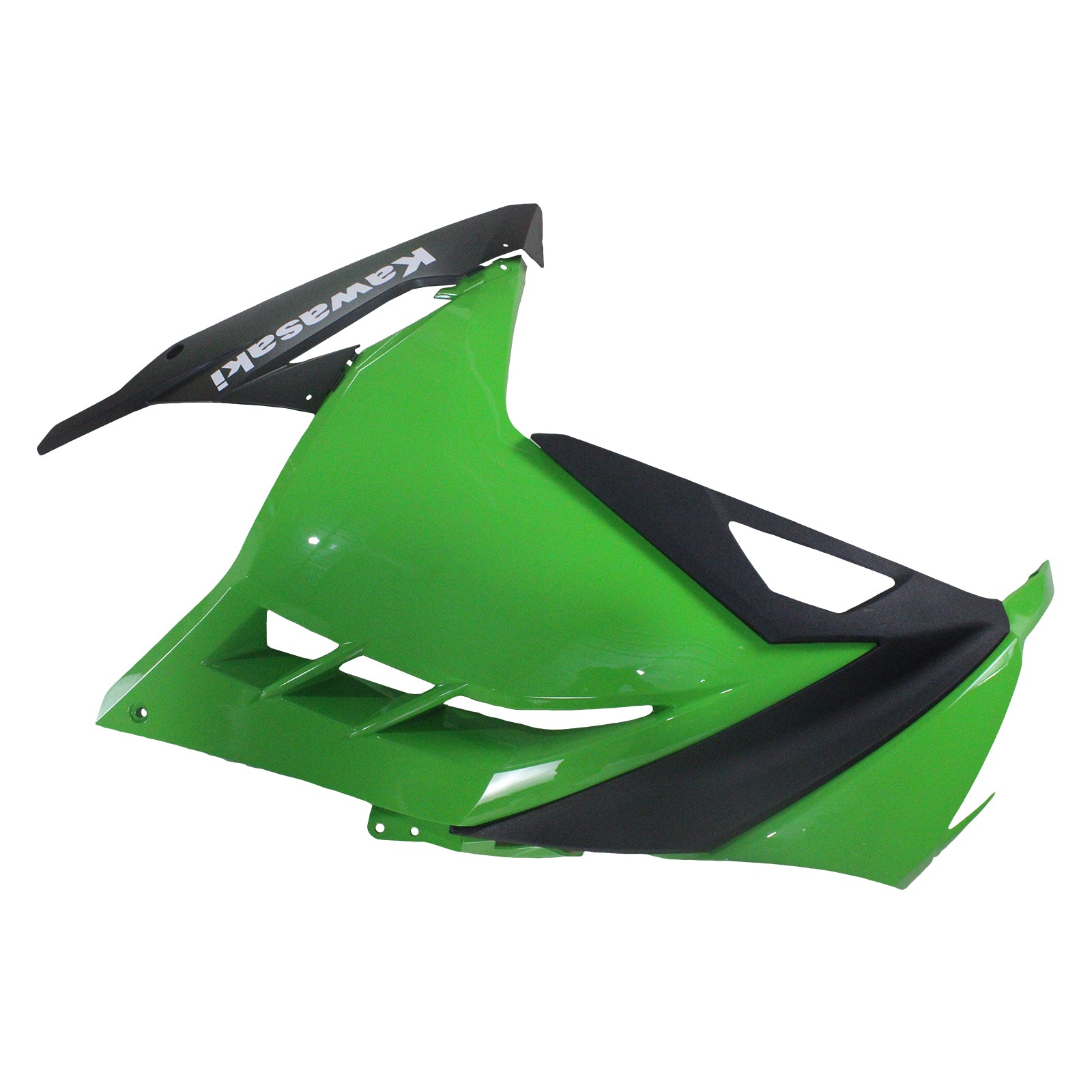 Amotopart 2013-2024 Kawasaki EX300/Ninja300 Black&Green Style4 Fairing Kit