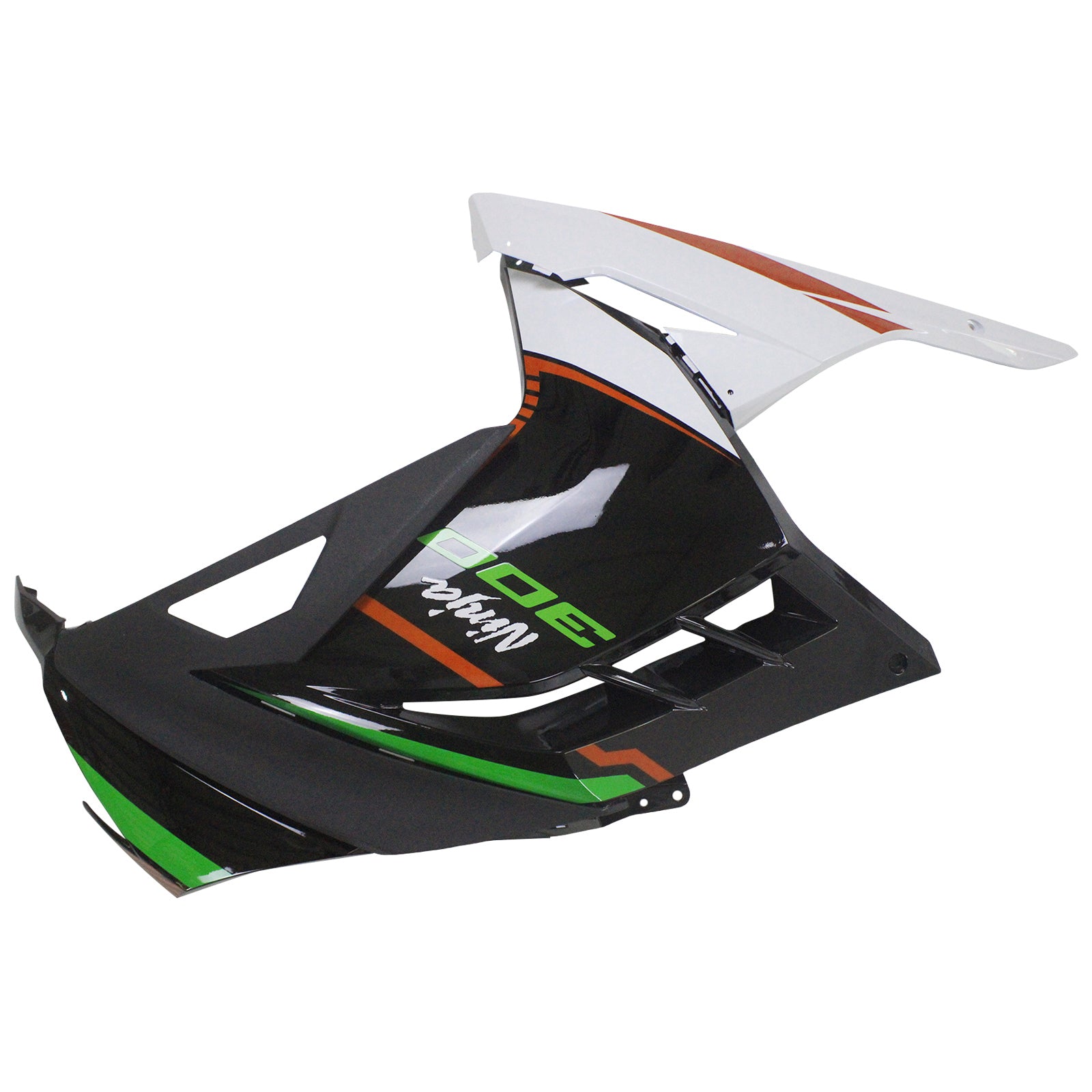 Amotopart 2013-2024 Kawasaki EX300/Ninja300 Black&Green Style1 Fairing Kit