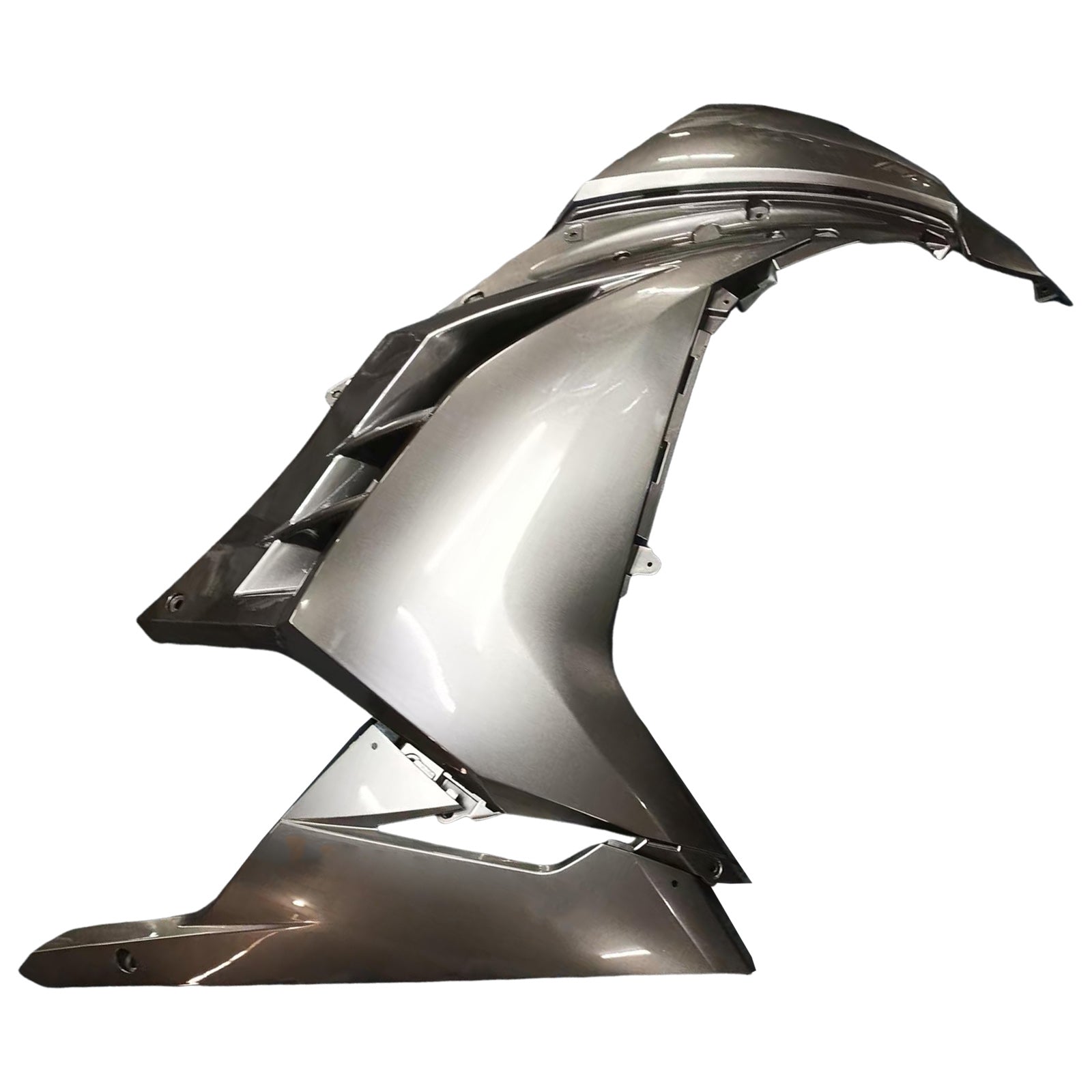 Amotopart 2013-2024 Kawasaki EX300/Ninja300 Gris&Kit de carénage noir