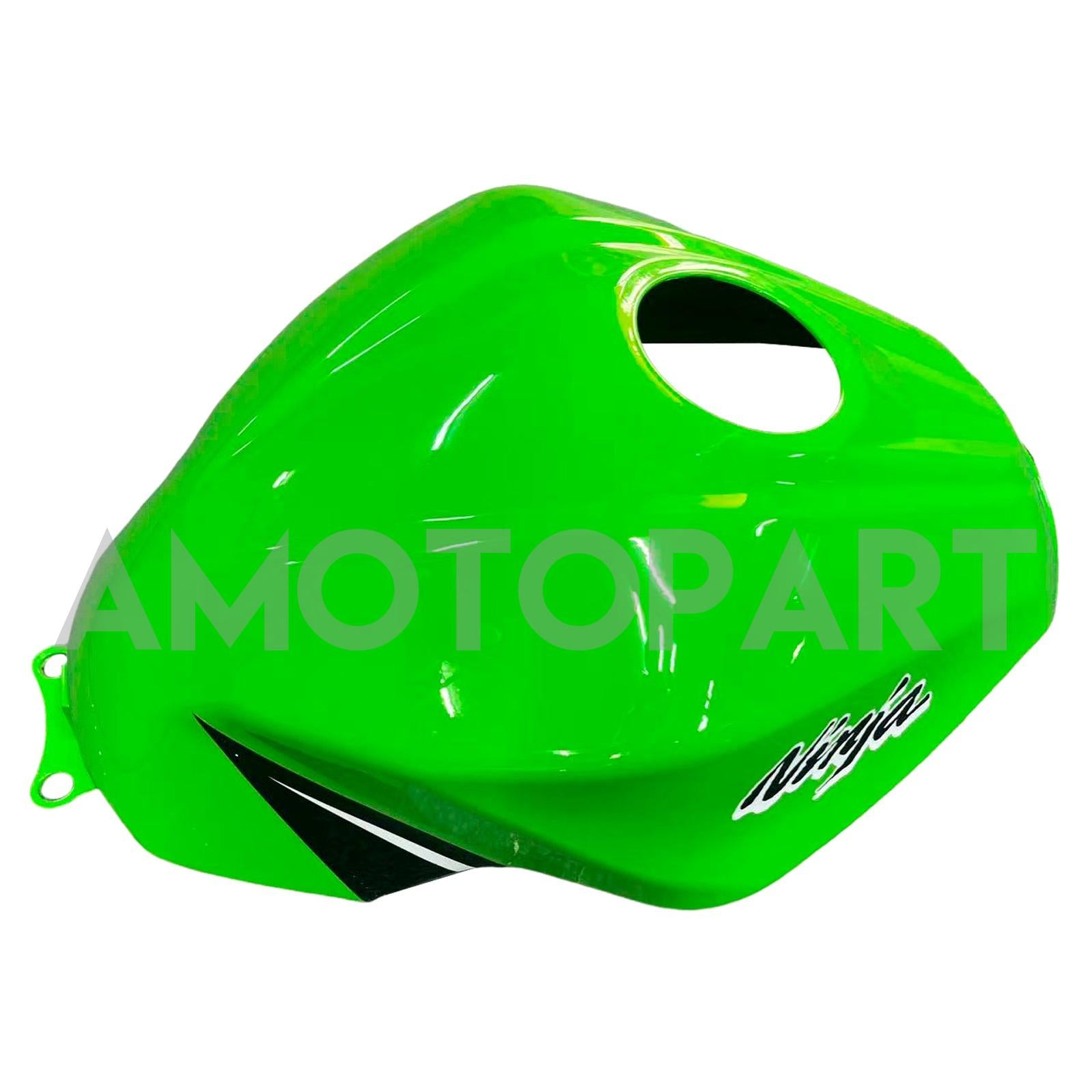 Amotopart 2013-2024 Kawasaki Ex300/Ninja 300 Black & Green Style 5 Fairing Kit