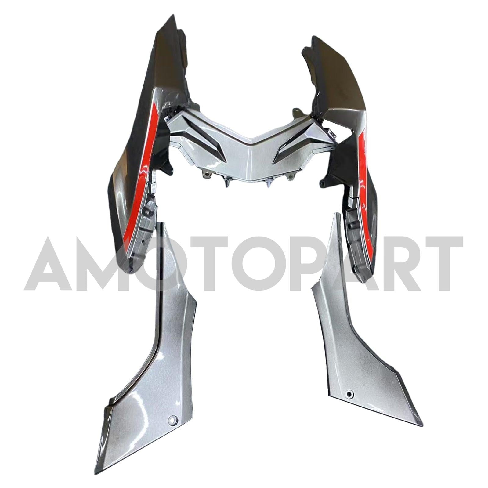 Amotopart 2013-2024 Kawasaki EX300/Ninja300 Matte Black with Red Logo Fairing Kit