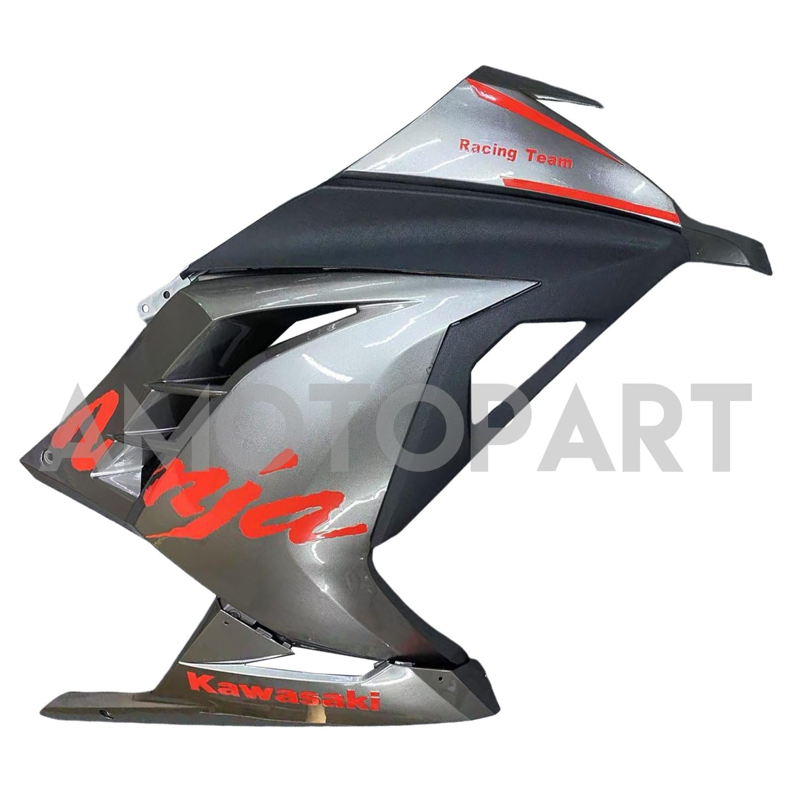 Amotopart 2013-2024 Kawasaki EX300/Ninja300 Matte Black with Red Logo Fairing Kit