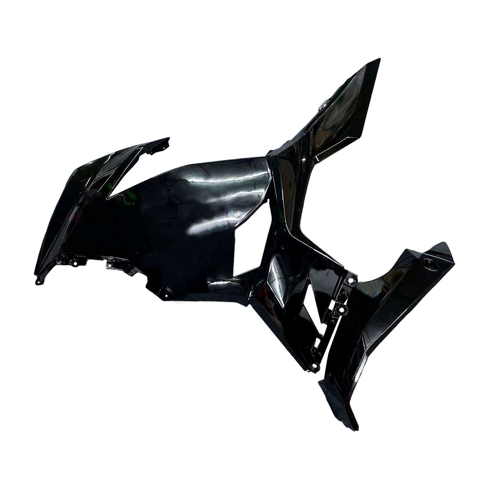 Carénage Amotopart noir pour Kawasaki EX400/Ninja400 2018-2024&Kit vert