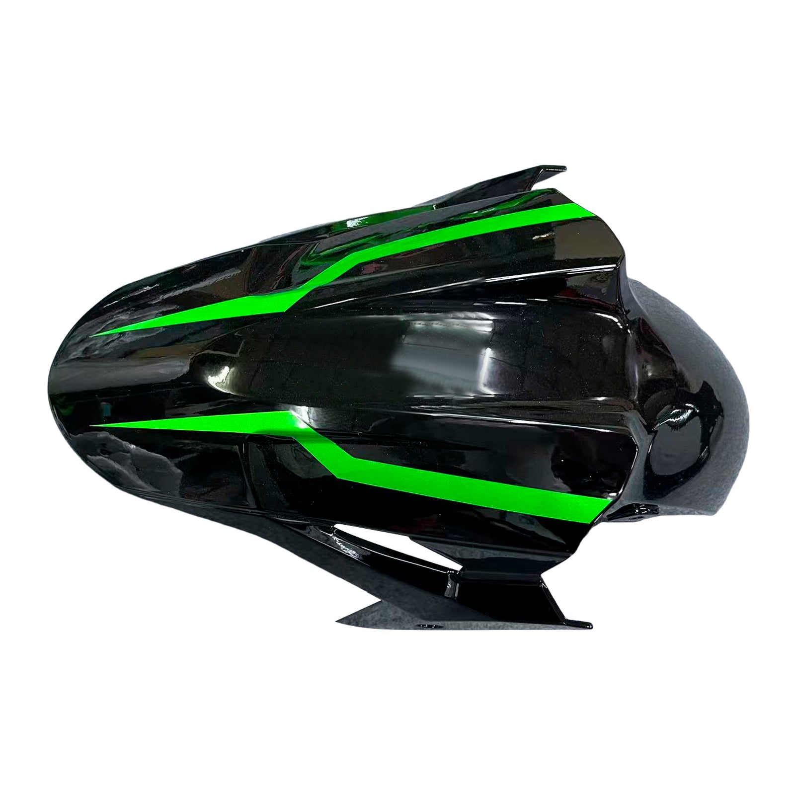 Carénage Amotopart noir pour Kawasaki EX400/Ninja400 2018-2024&Kit vert