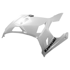 Amotopart Kit carena bianco perla Kawasaki EX400/Ninja400 2018-2023