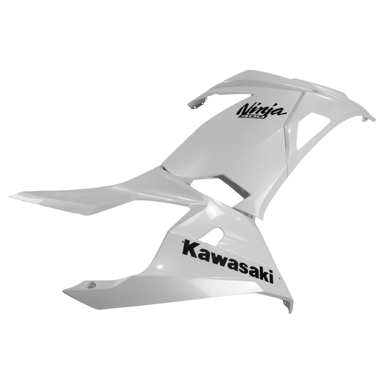 Amotopart Kawasaki EX400/Ninja400 2018–2023 Verkleidungsset in Perlweiß