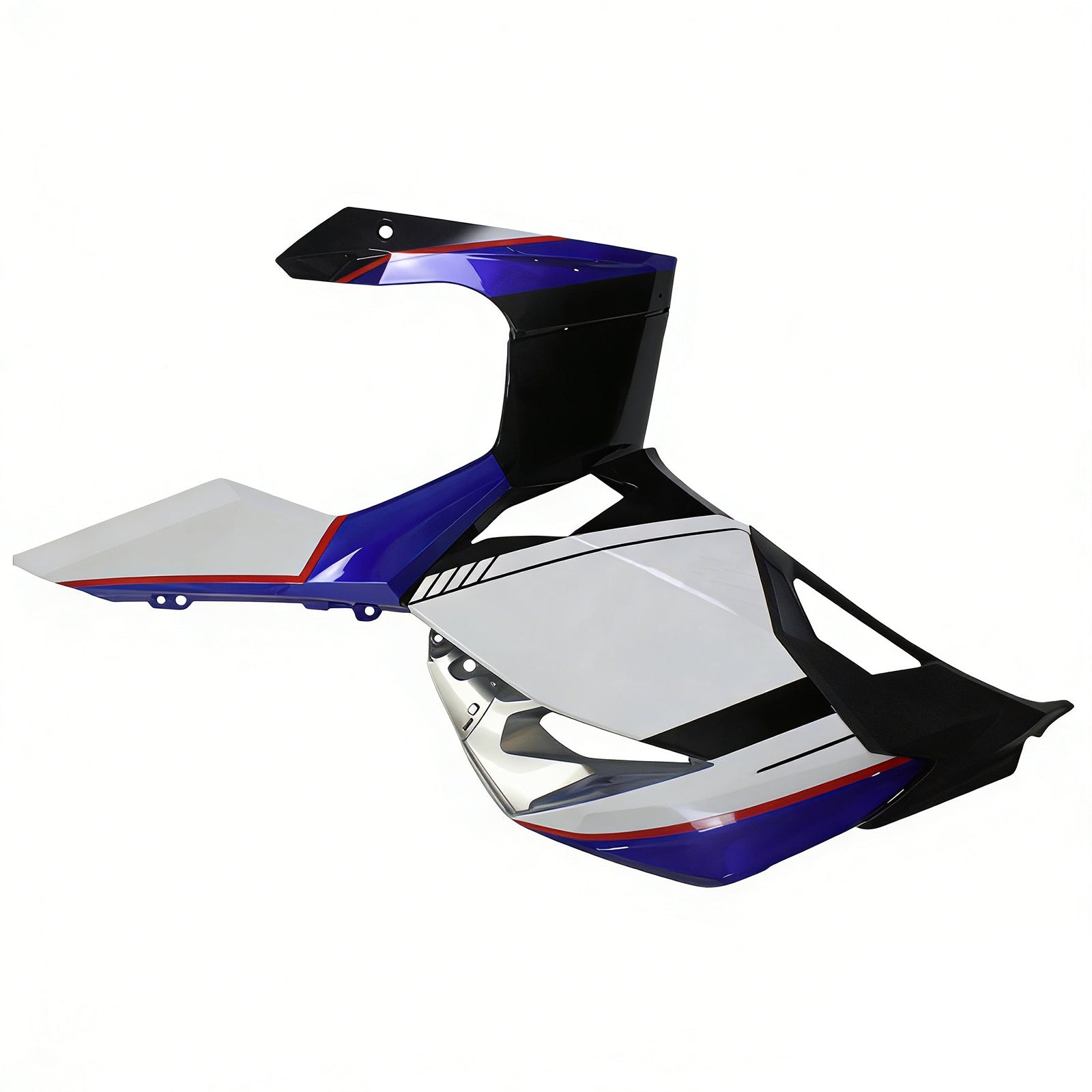 Amotopart Kawasaki Ex400/Ninja400 2018-2023 Gloshy Blue White Fadiling Kit