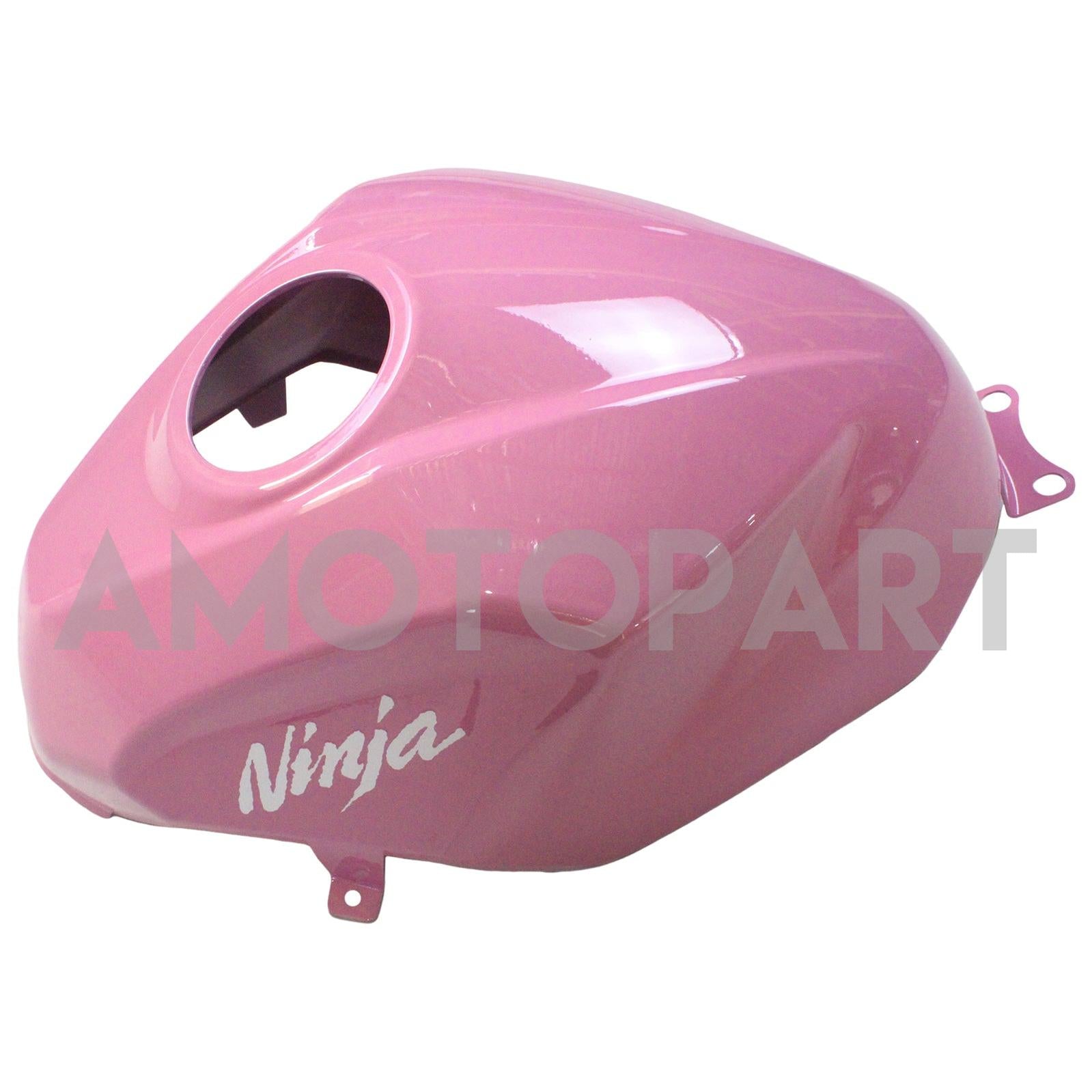 Amotopart Kawasaki 2018-2024 EX400/Ninja 400 Kit de carenado negro rosa