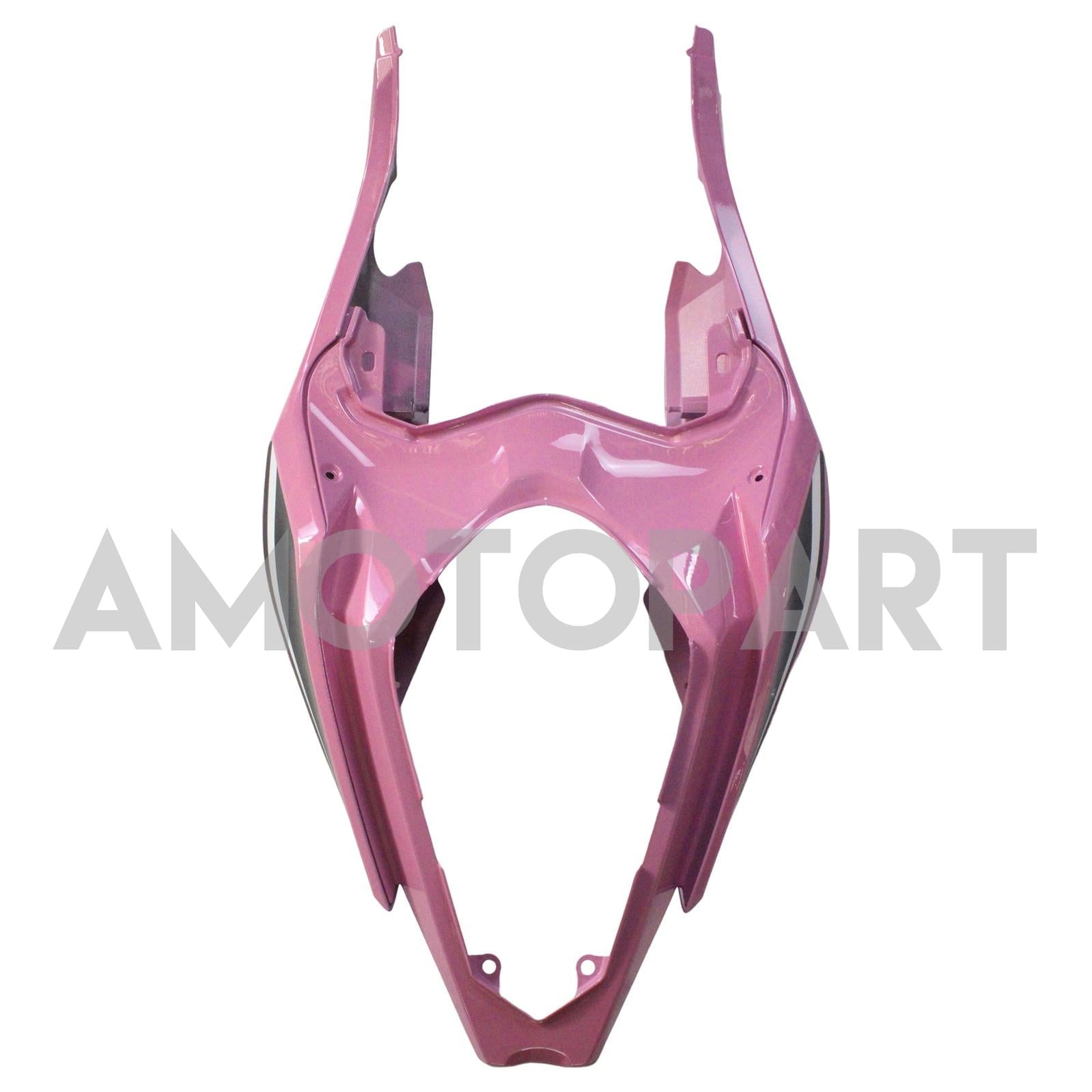 Amotopart Kawasaki 2018-2024 EX400/Ninja 400 Kit de carenado negro rosa