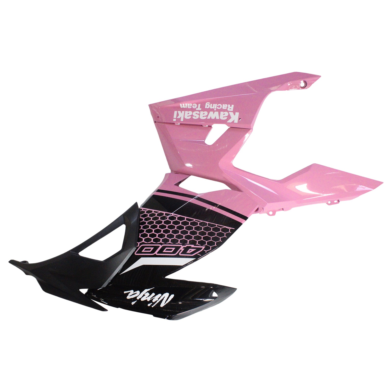 Amotopart Kawasaki 2018-2024 EX400/Ninja400 Black Pink Fairing Kit