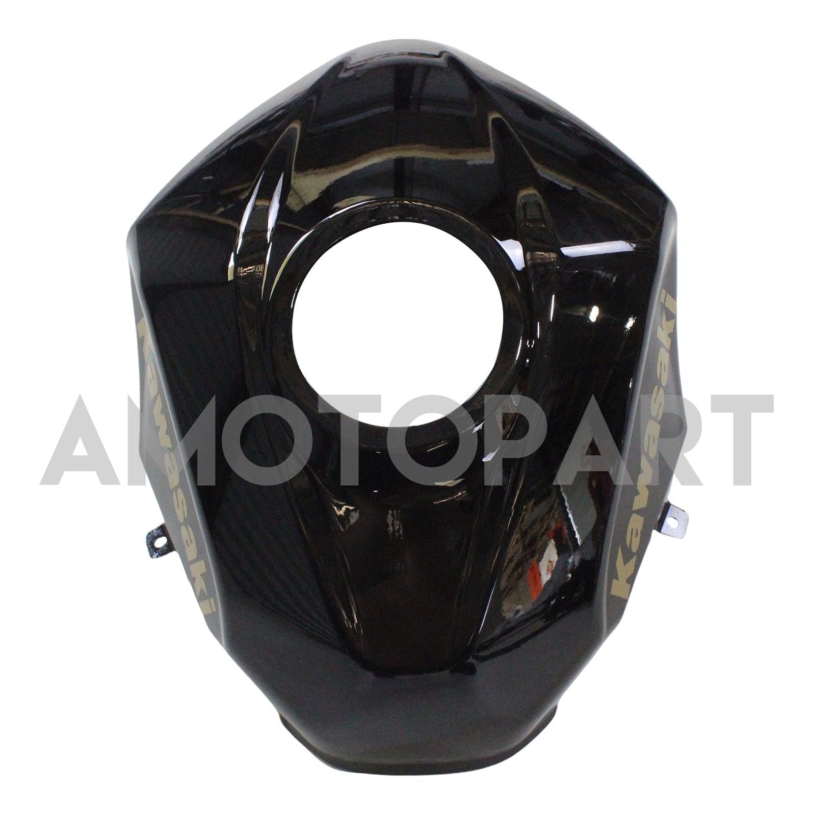 Amotopart Kawasaki 2018-2024 EX400/Ninja400 Black Golden Fairing Kit