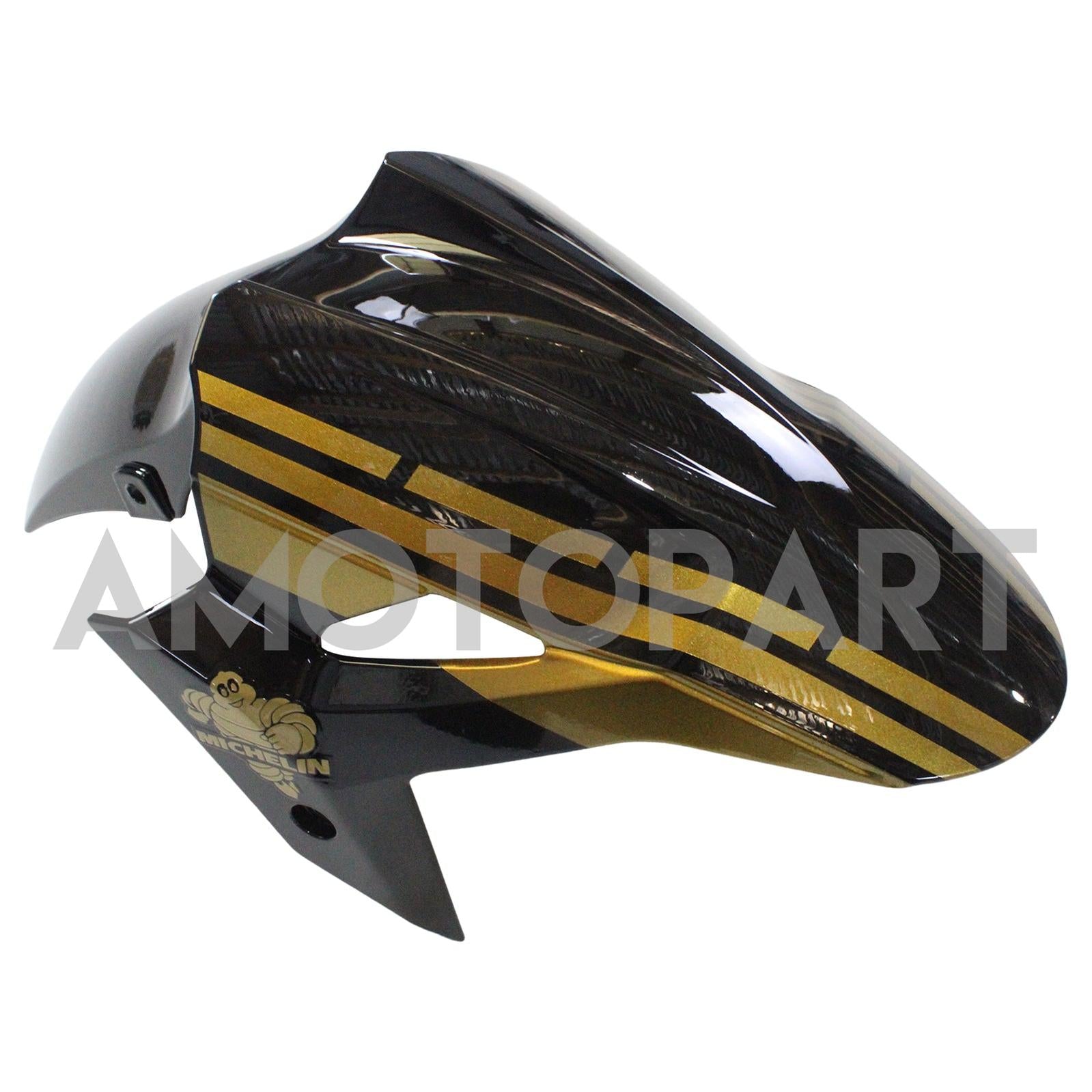 Amotopart Kawasaki 2018-2024 EX400/Ninja400 Black Golden Fairing Kit