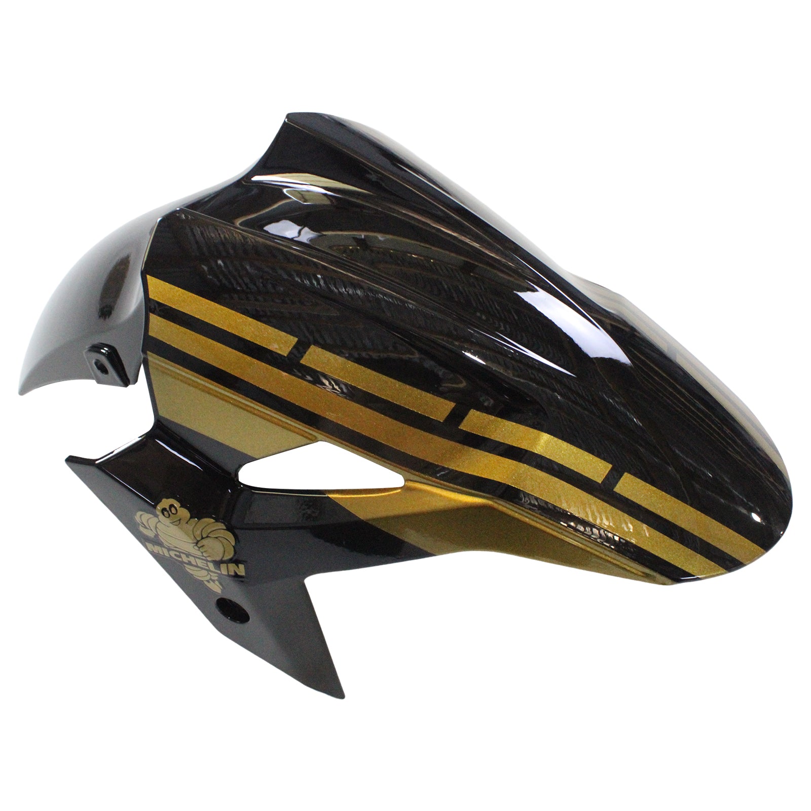 Amotopart Kawasaki 2018-2024 EX400/Ninja400 Black Golden Fairing Kit