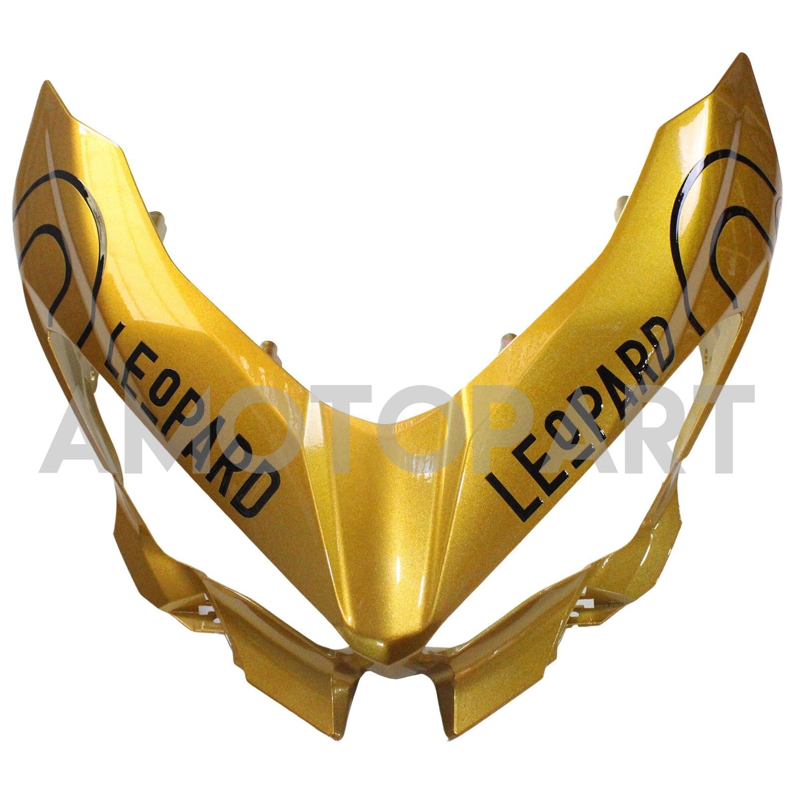 Amotopart Kawasaki 2018-2024 EX400/Ninja400 Black Golden Fairing Kit