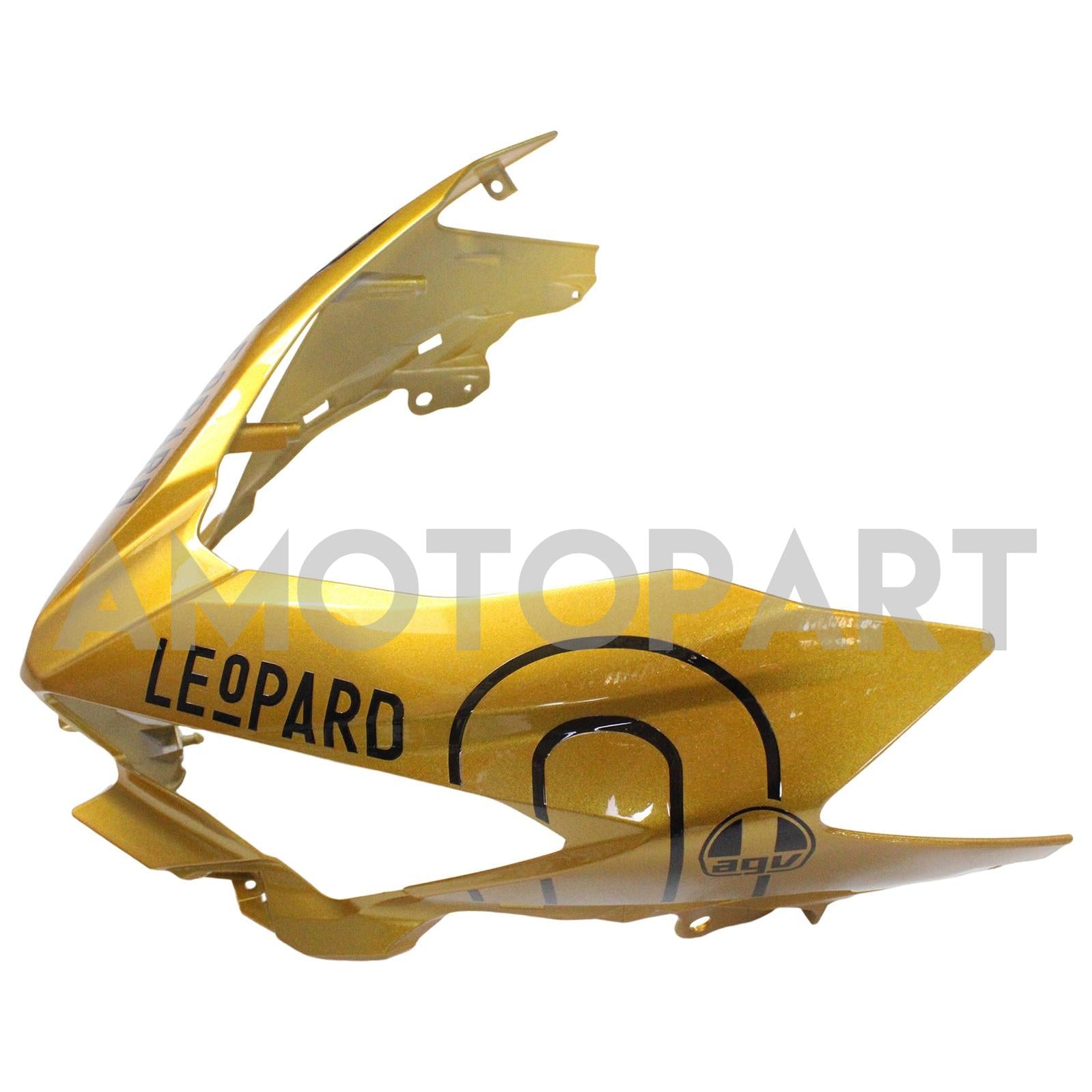 Amotopart Kawasaki 2018-2024 EX400/Ninja400 Black Golden Fairing Kit