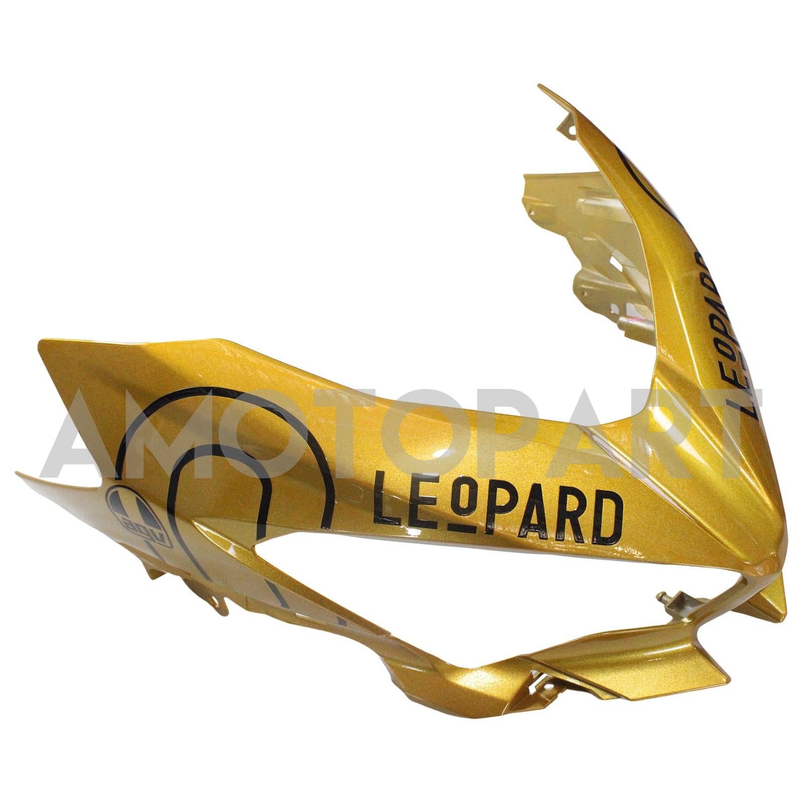 Amotopart Kawasaki 2018-2024 EX400/Ninja400 Black Golden Fairing Kit