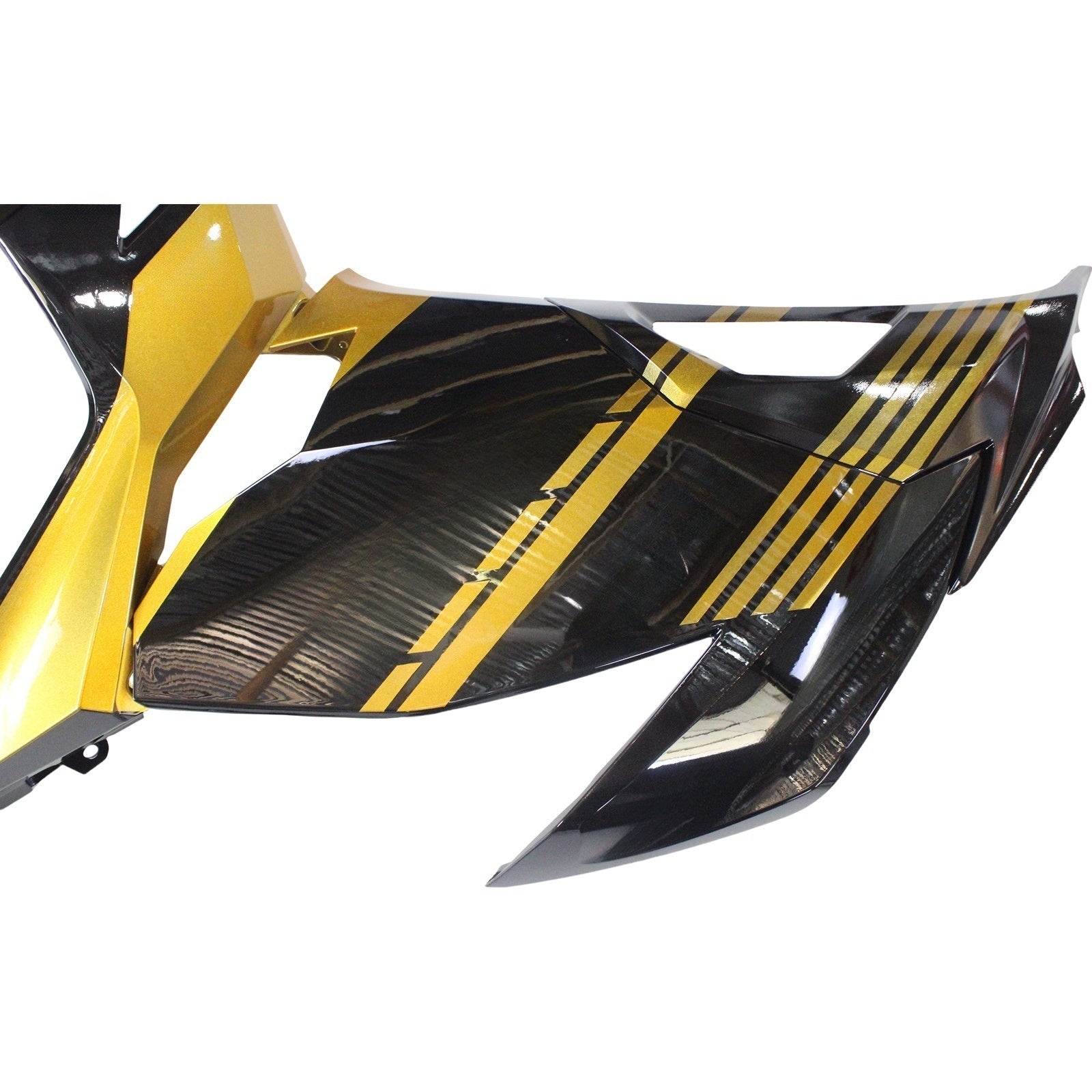 Amotopart Kawasaki 2018-2024 EX400/Ninja400 Black Golden Fairing Kit