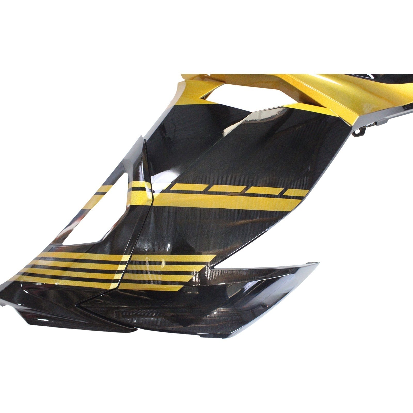 Amotopart Kawasaki 2018-2024 EX400/Ninja400 Black Golden Fairing Kit
