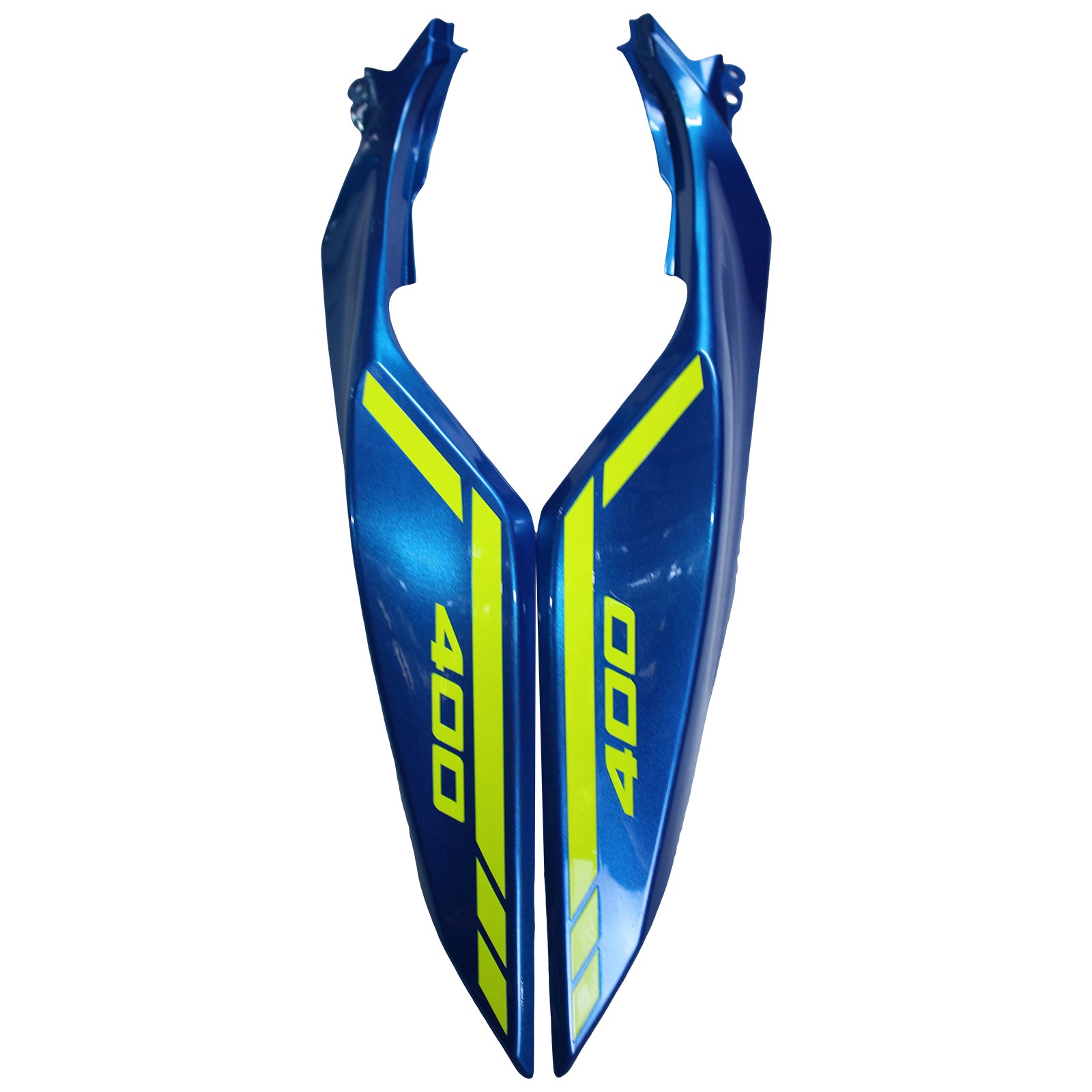 Amotopart Kawasaki 2018-2024 EX400/Ninja400 Blue Yellow Fairing Kit