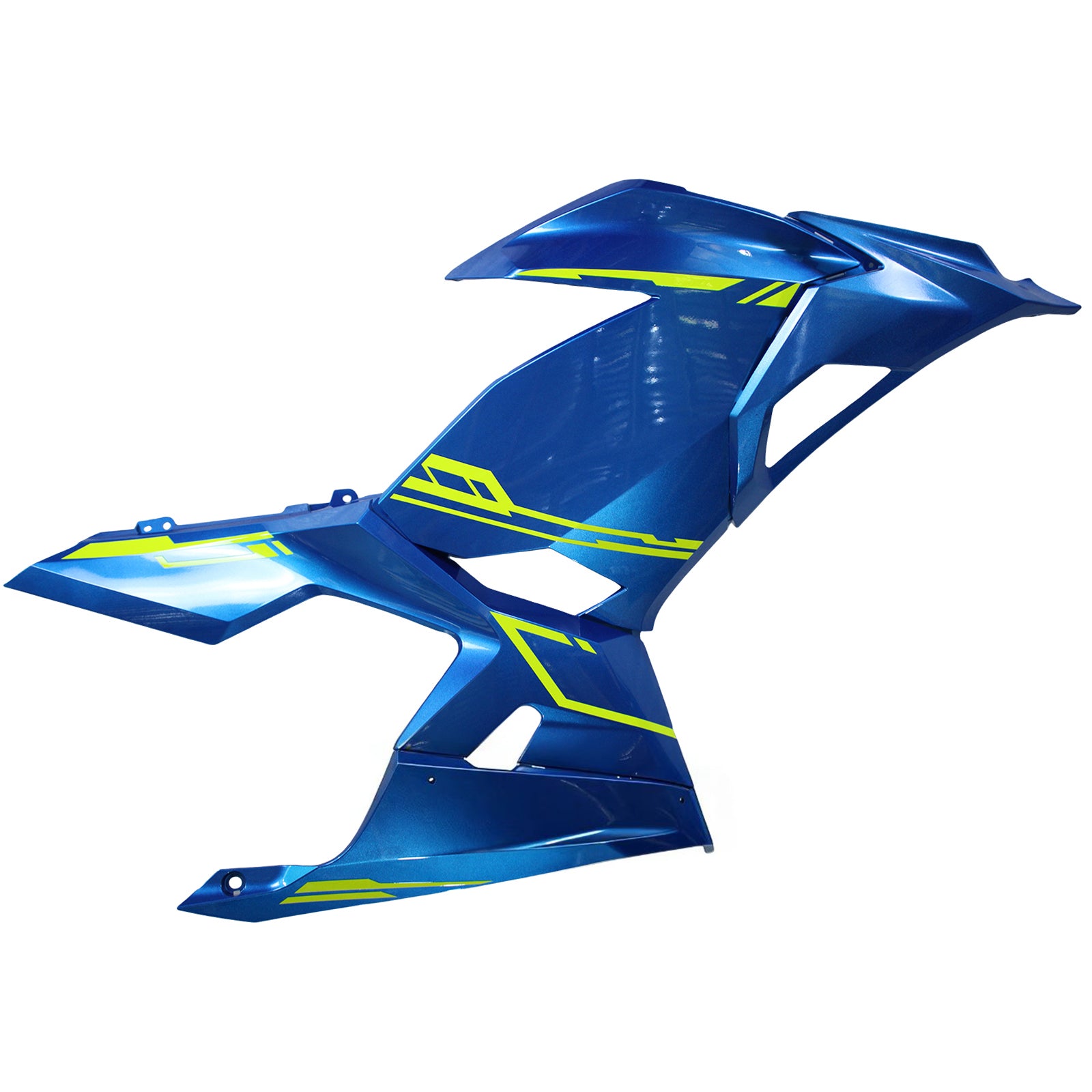 あおページ Amotopart Kawasaki 2018-2024 EX400/Ninja400 Blue Yellow Fairing Kit