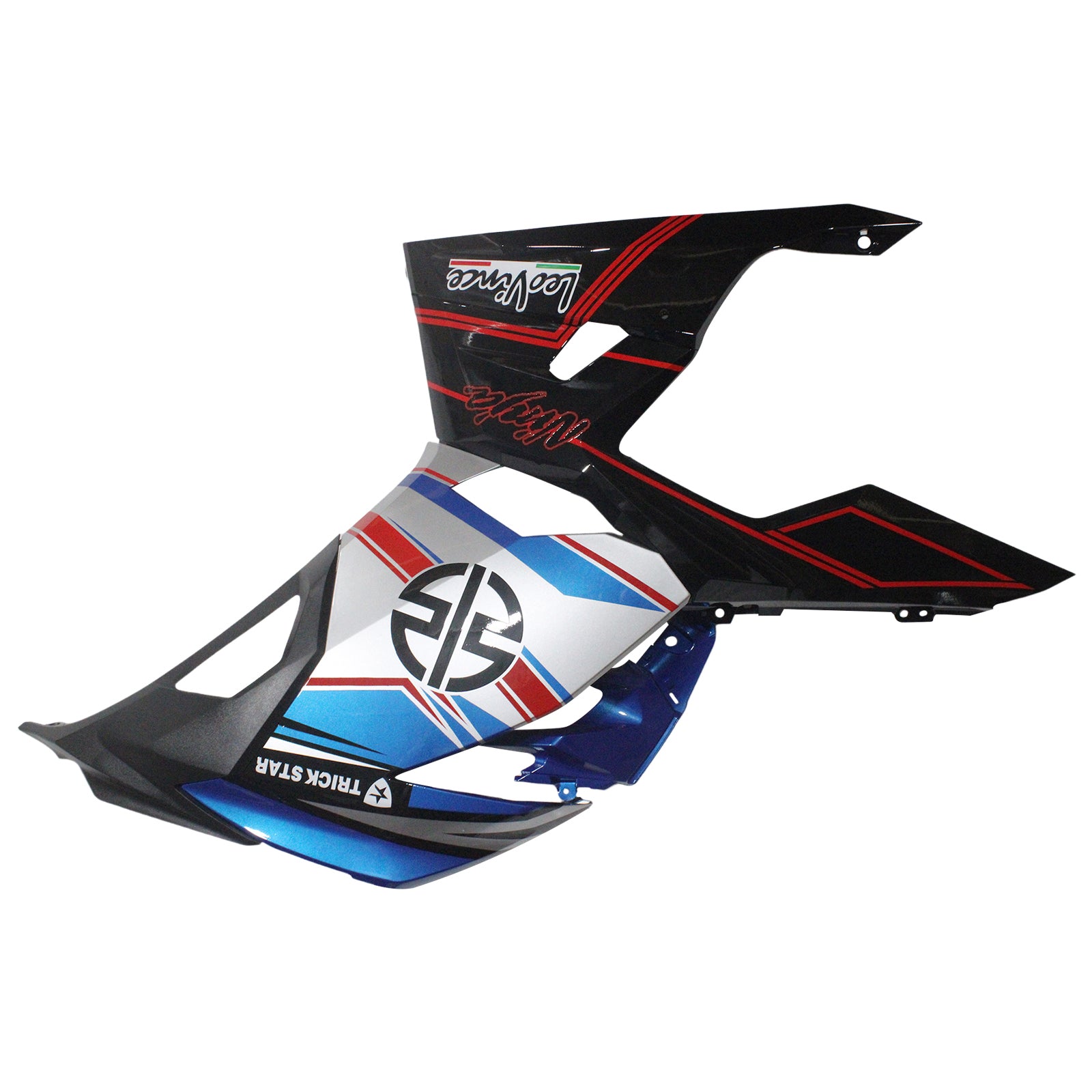 Amotopart Kawasaki 2018-2024 EX400/Ninja400 Blue Gary Fairing Kit