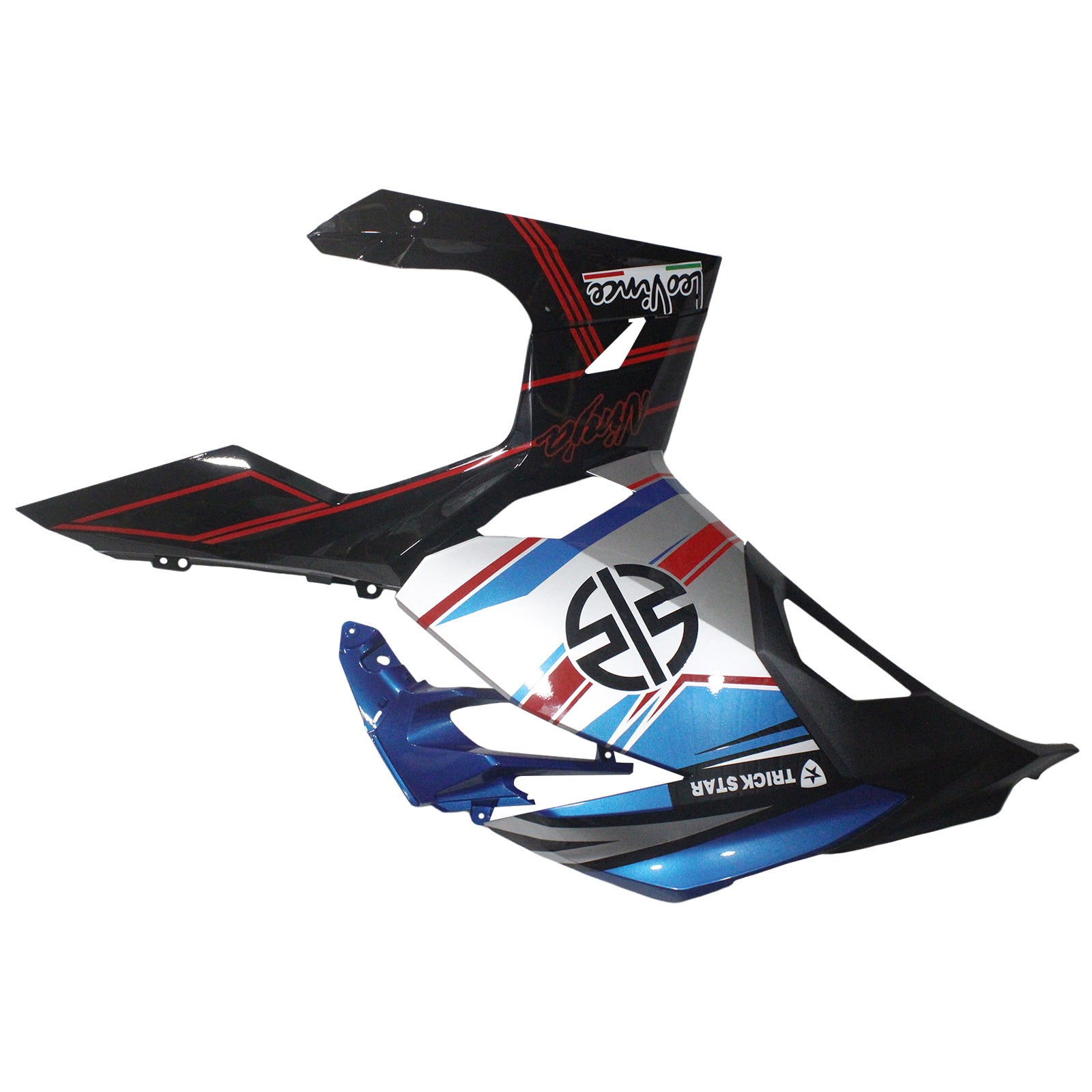 Amotopart Kawasaki 2018-2024 EX400/Ninja400 Blue Gary Fairing Kit