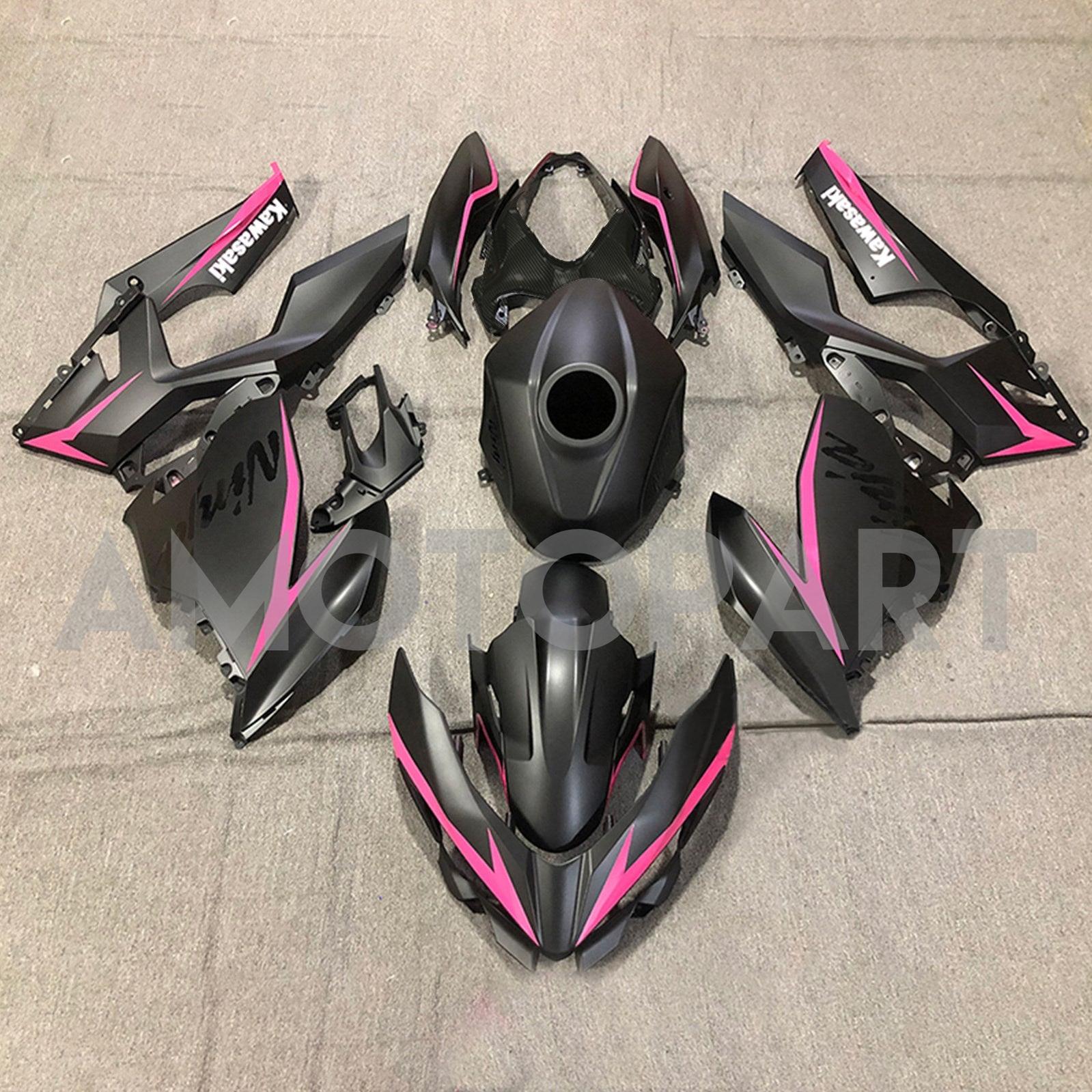 Amotopart 2018-2024 Kawasaki EX400/Ninja400 Verkleidungskit Sammlung Zwei