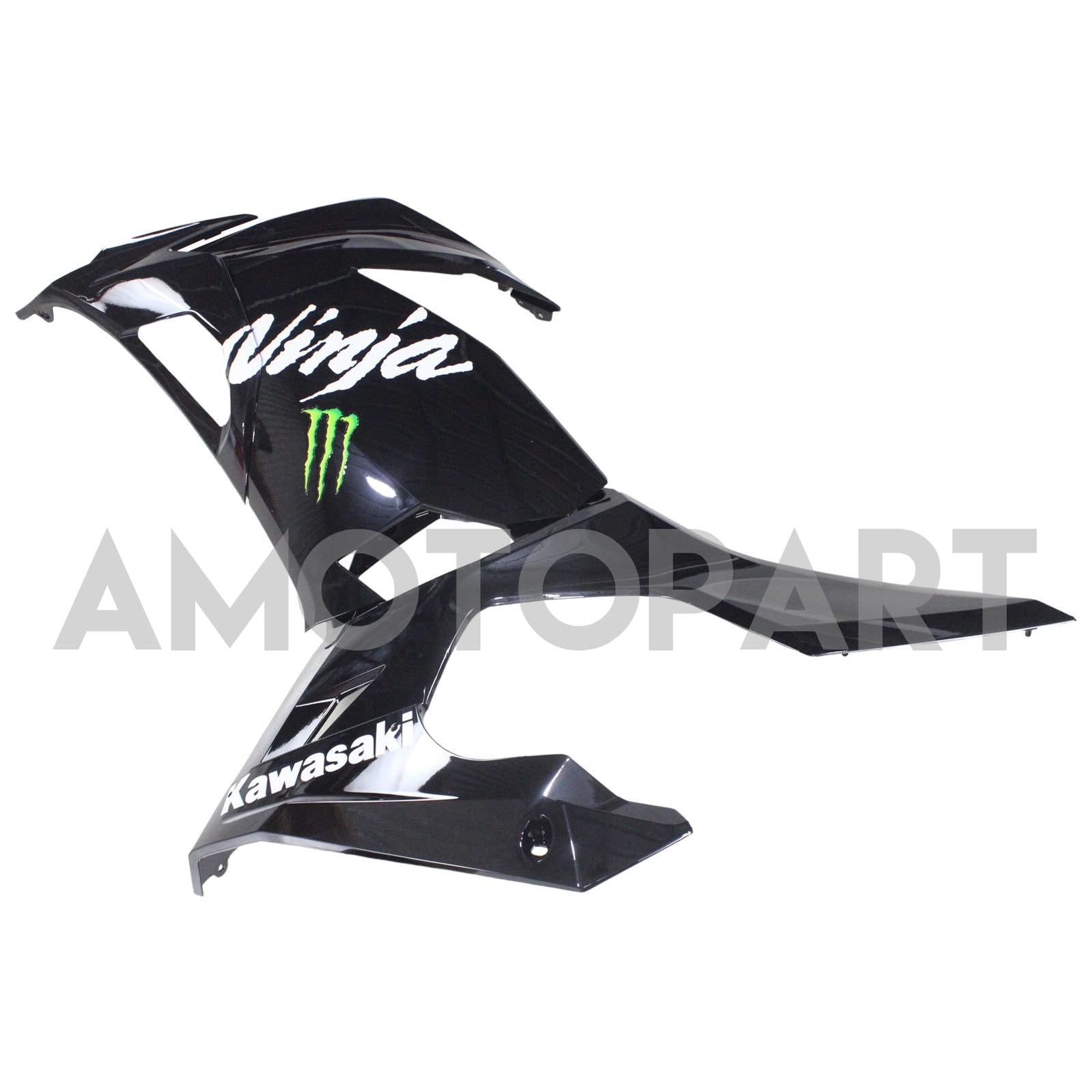 Amotopart Kawasaki 2018-2024 EX400/Ninja400 Gloss Black Fearing Kit