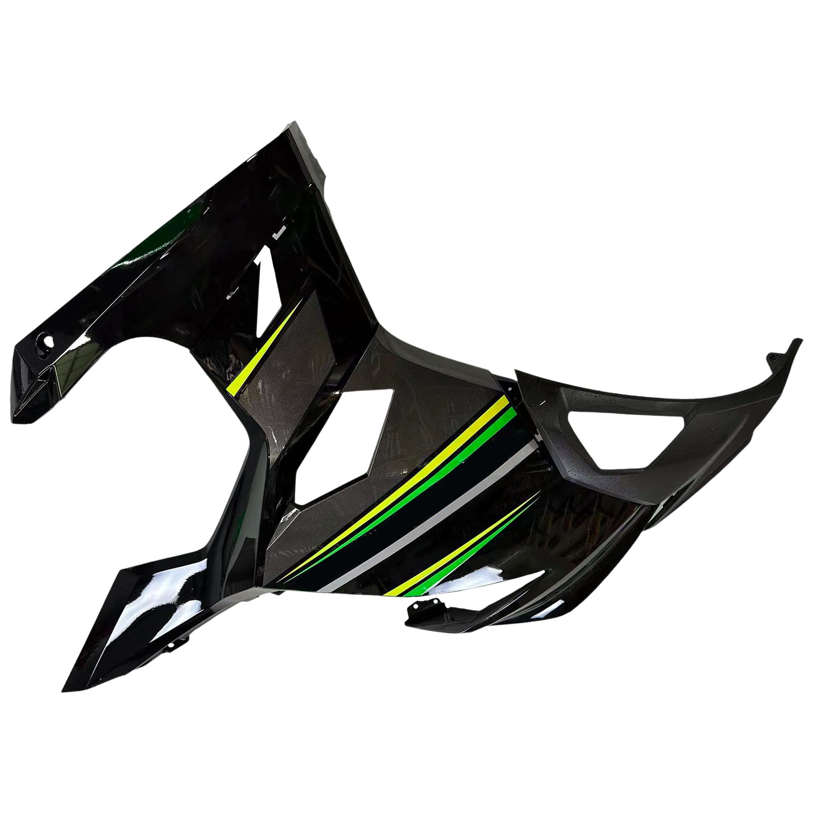 Amotopart Kawasaki 2018-2024 EX400/Ninja400 ブラック グリーン