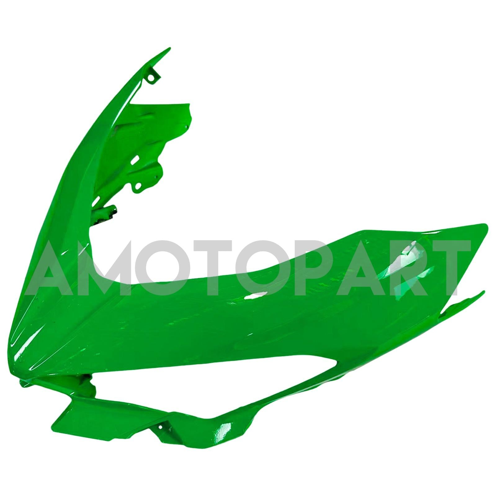 Amotopart Kawasaki 2018-2024 EX400/NINJA400 Black met Green Fairing Kit