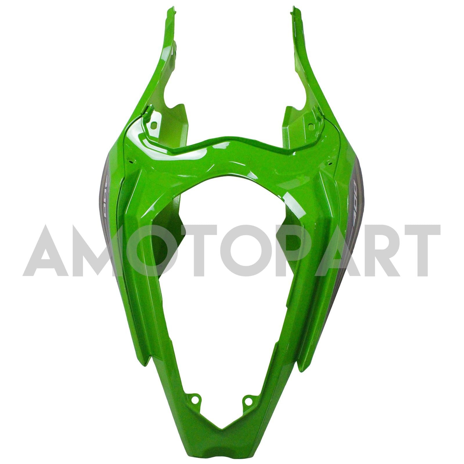 Amotopart Kawasaki 2018-2024 EX400/Ninja400 Green with Black Fairing Kit